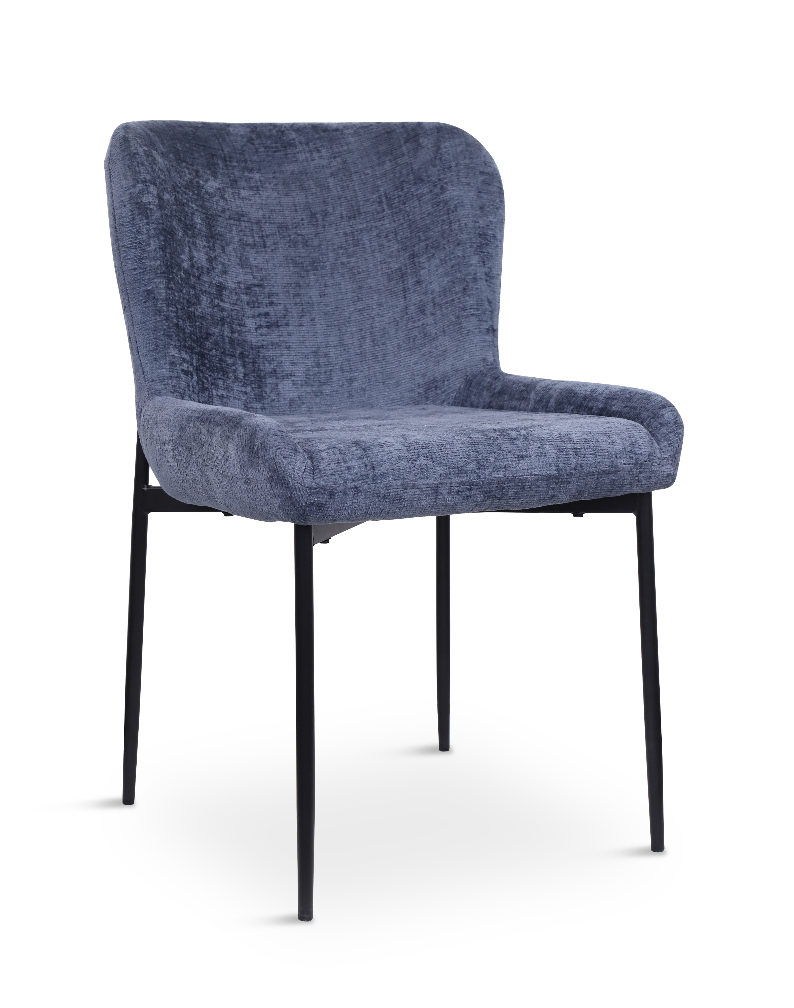 Изображение товара Стул Терминал Roz 52x81.5x62см шенилл серо-голубой современный дизайн