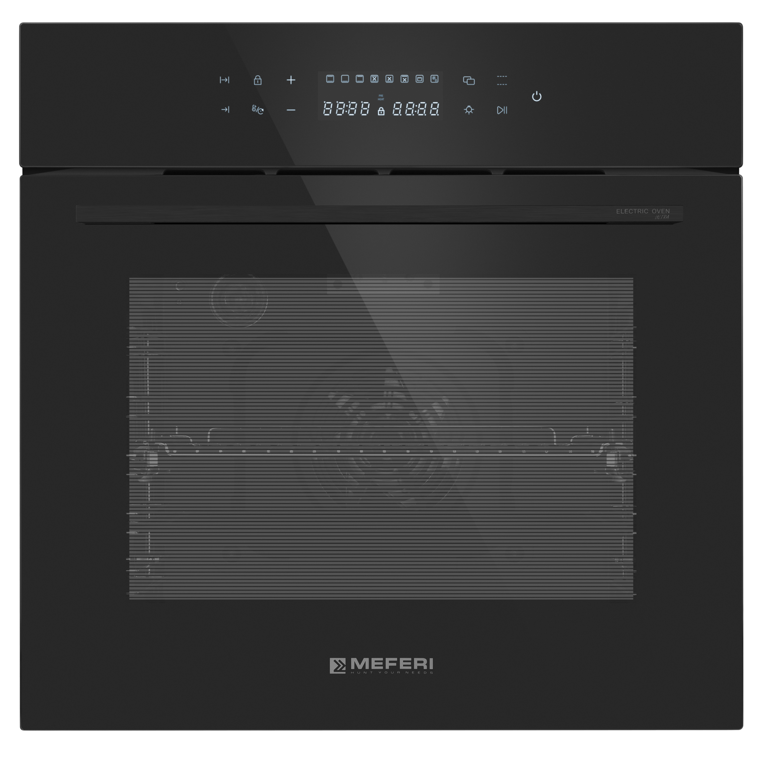 Изображение товара Встраиваемый электрический духовой шкаф MEFERI MEO6010BK MATT ULTRA Черный