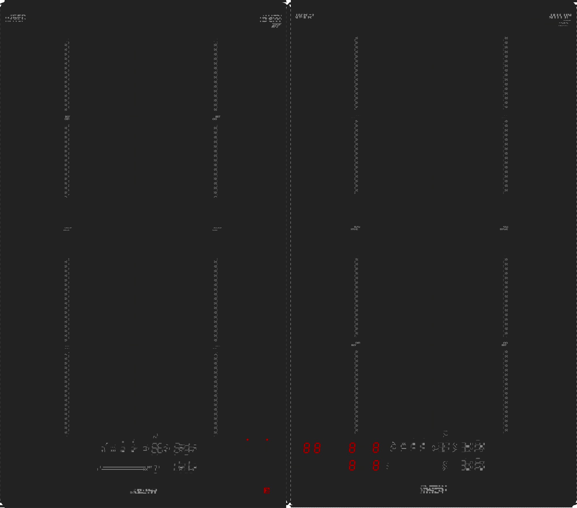 Изображение товара Индукционная варочная панель Meferi MIH604BK COMFORT 59 см 4 конфорки черная