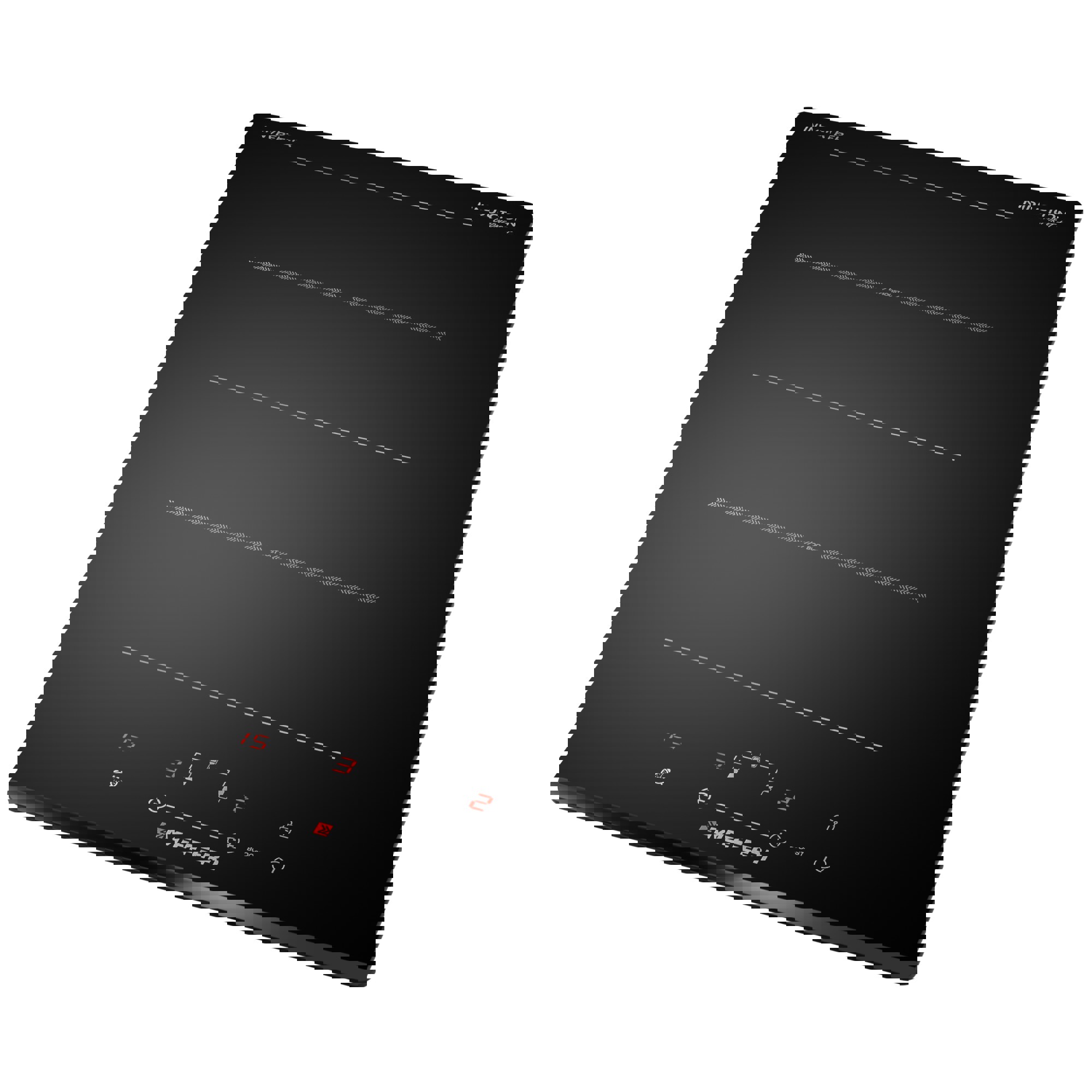 Изображение товара Индукционная варочная панель Meferi MIH302BK COMFORT PLUS 2 конфорки 29 см черный