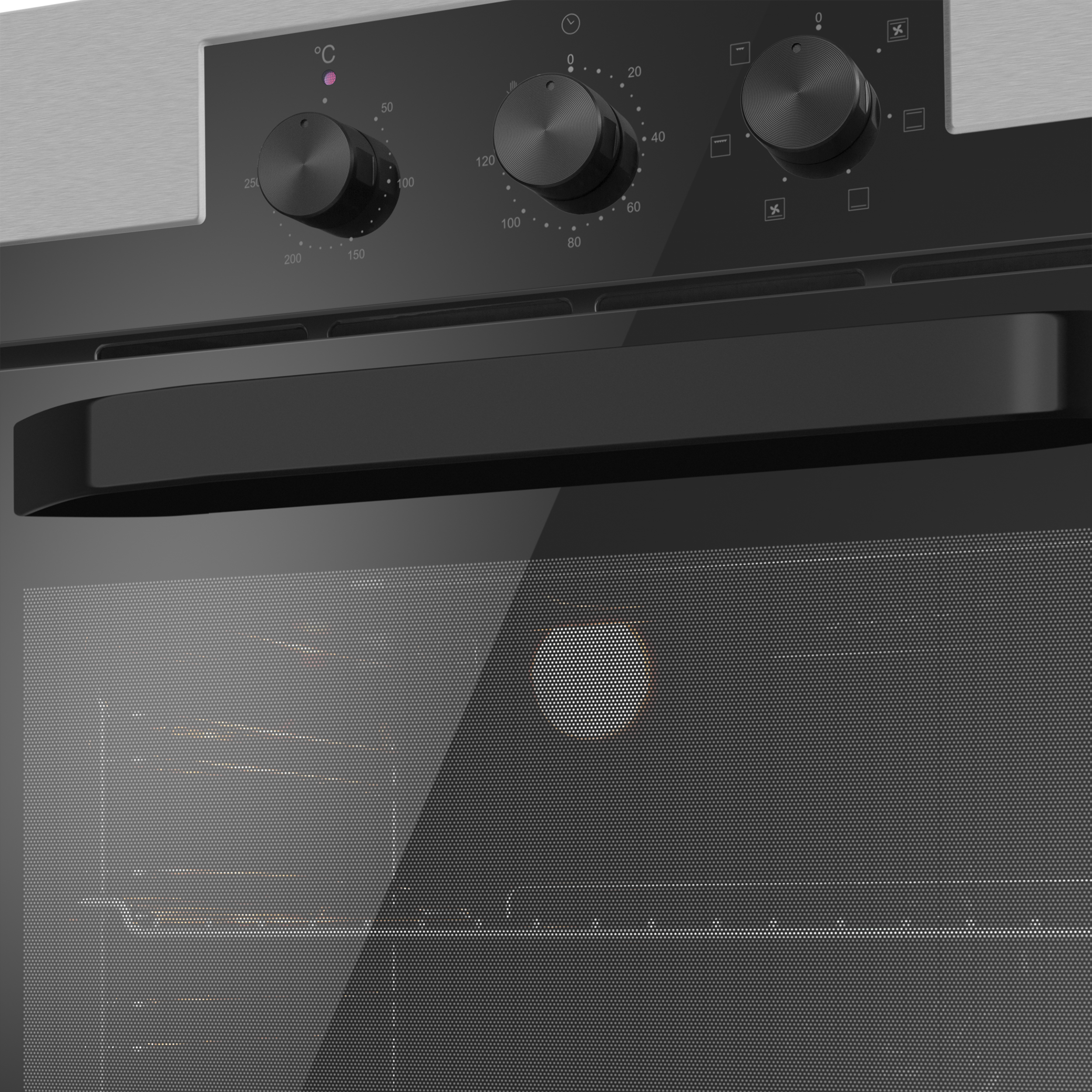 Изображение товара Комплект бытовой техники MEFERI MS60IX11: встраиваемый духовой шкаф и газовая варочная панель