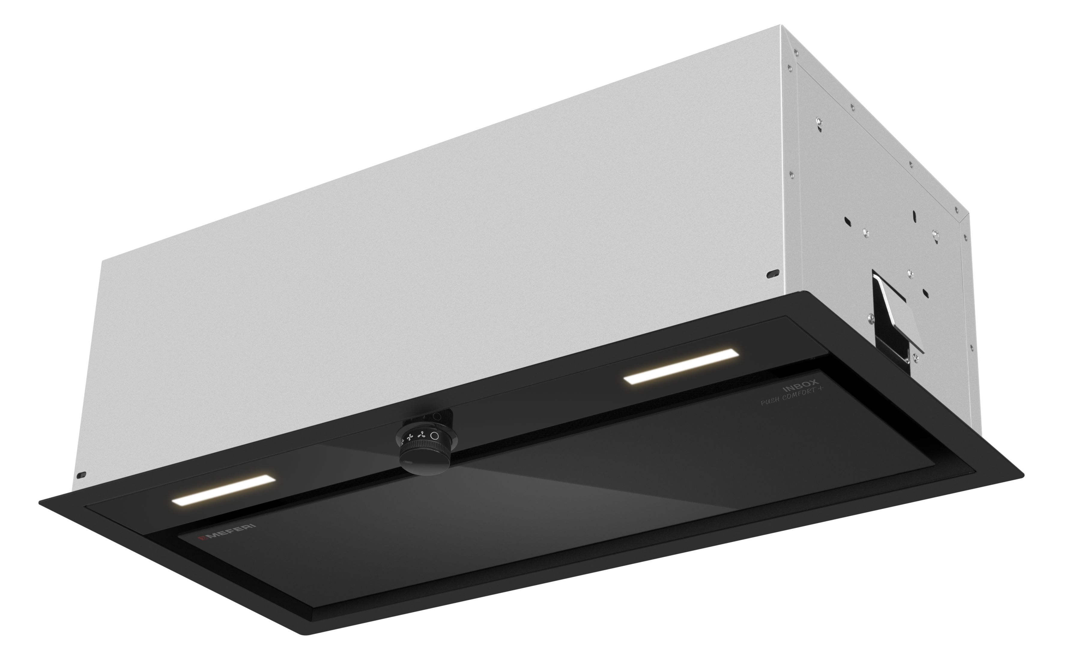 Изображение товара Встраиваемая вытяжка MEFERI INBOX60BK PUSH COMFORT PLUS 60 см черная