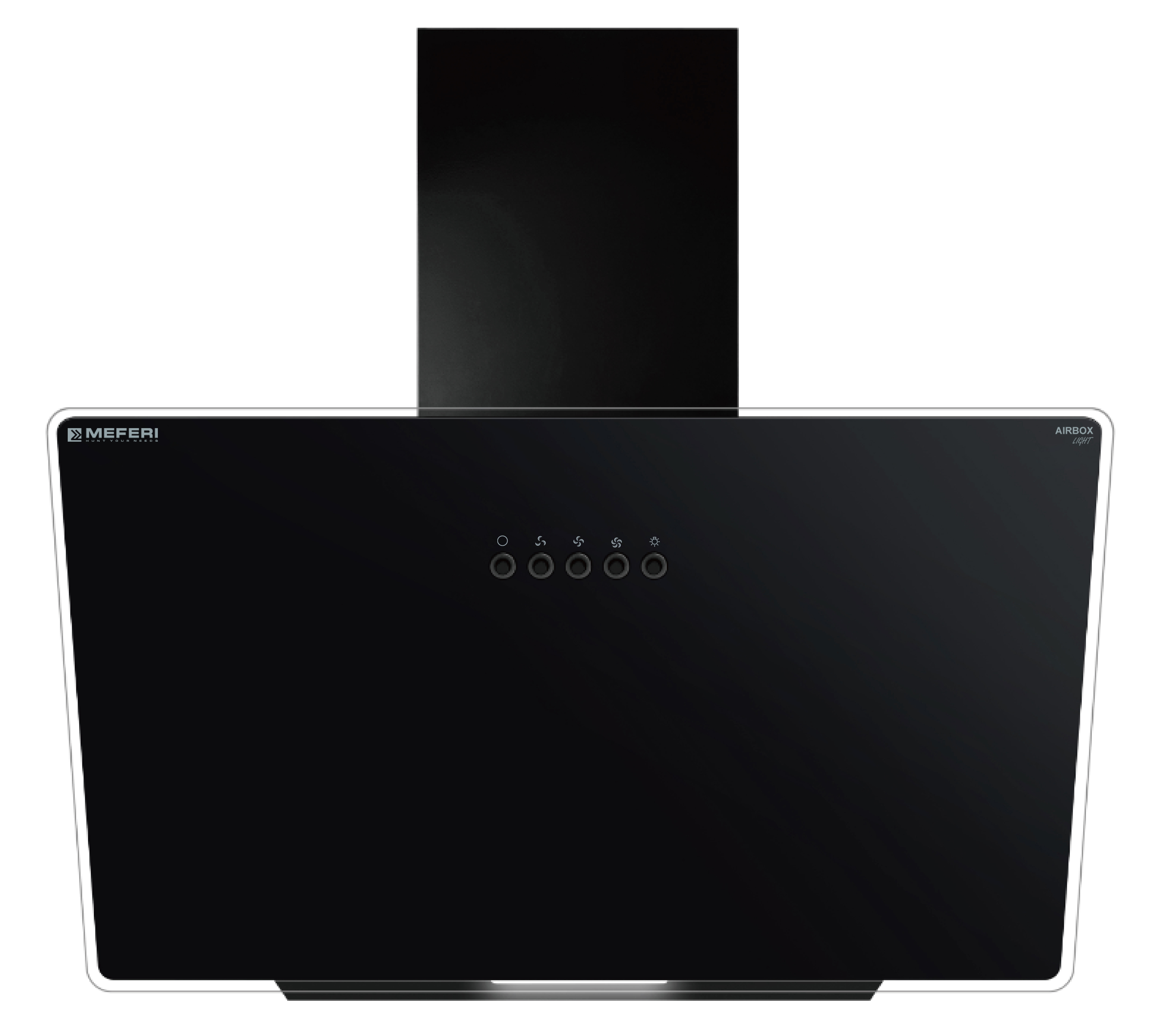 Изображение товара Вытяжка MEFERI AIRBOX60BK LIGHT 60 см черный