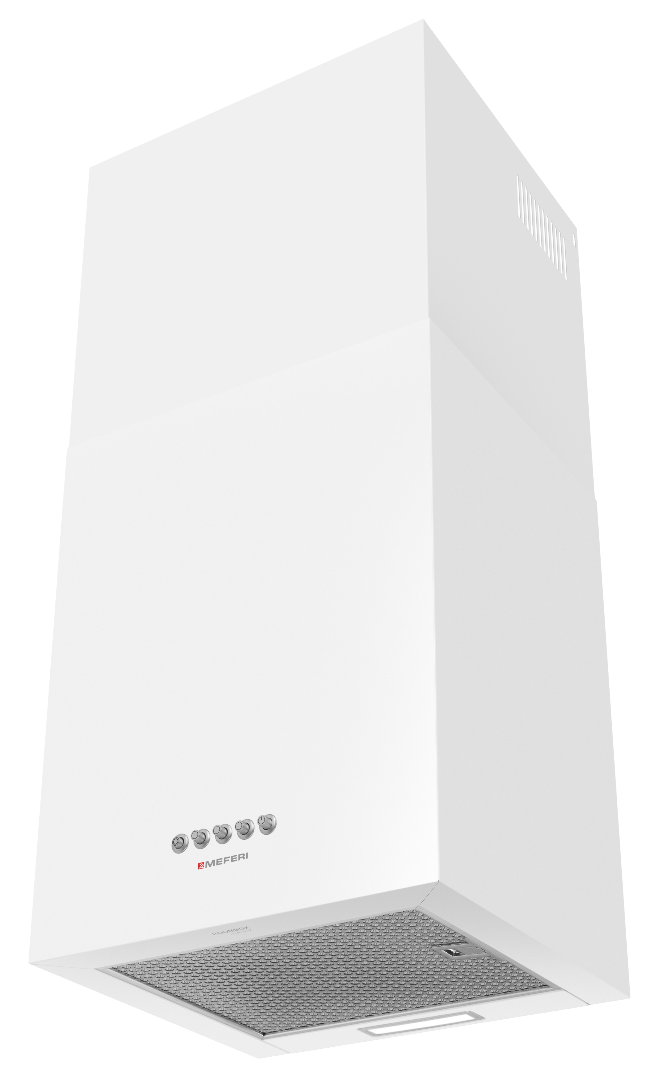 Изображение товара Вертикальная вытяжка Meferi ROOMBOX40WH COMFORT 40 см белая для кухни