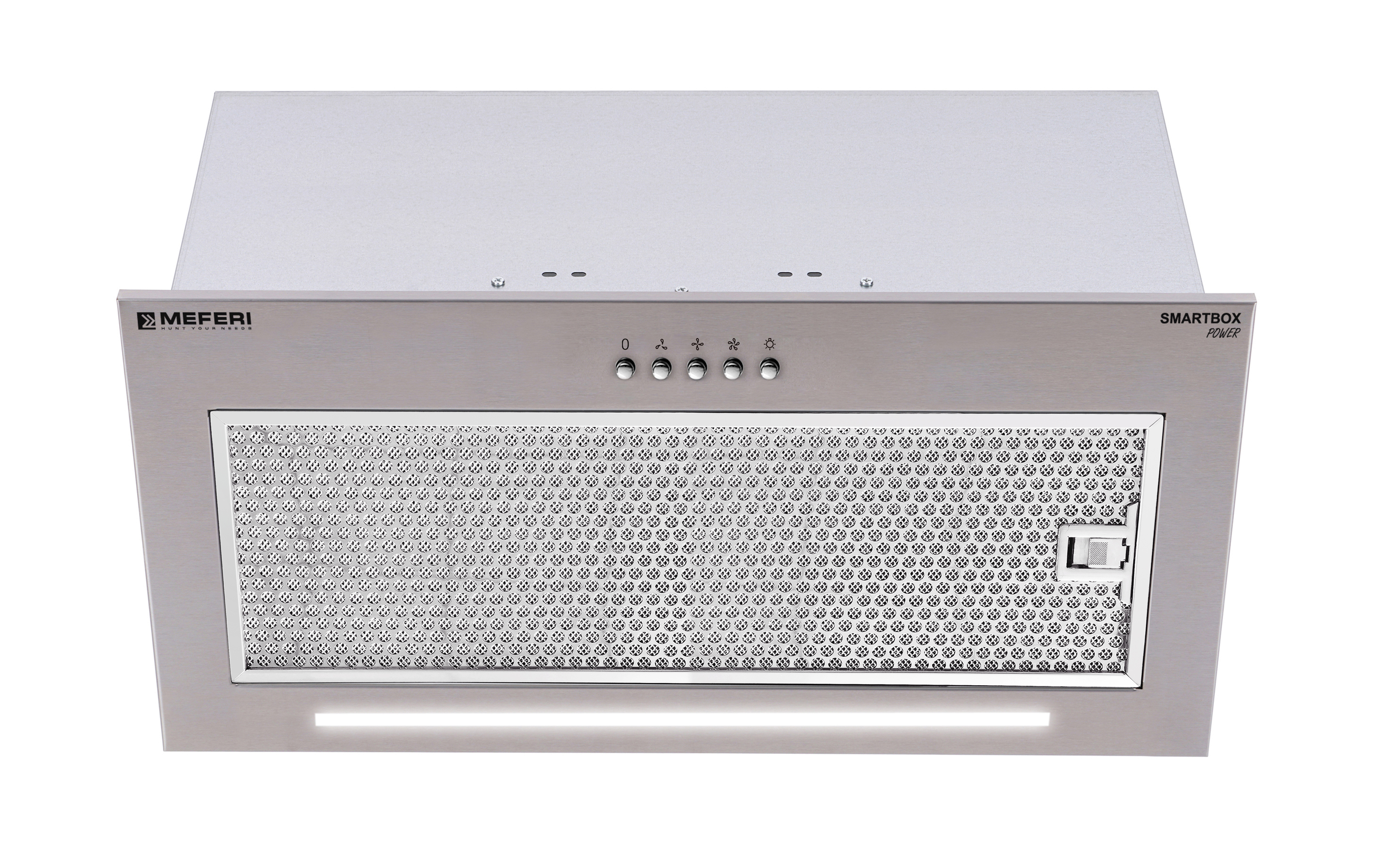 Изображение товара Встраиваемая вытяжка MEFERI SMARTBOX52IX POWER 52 см серебристая