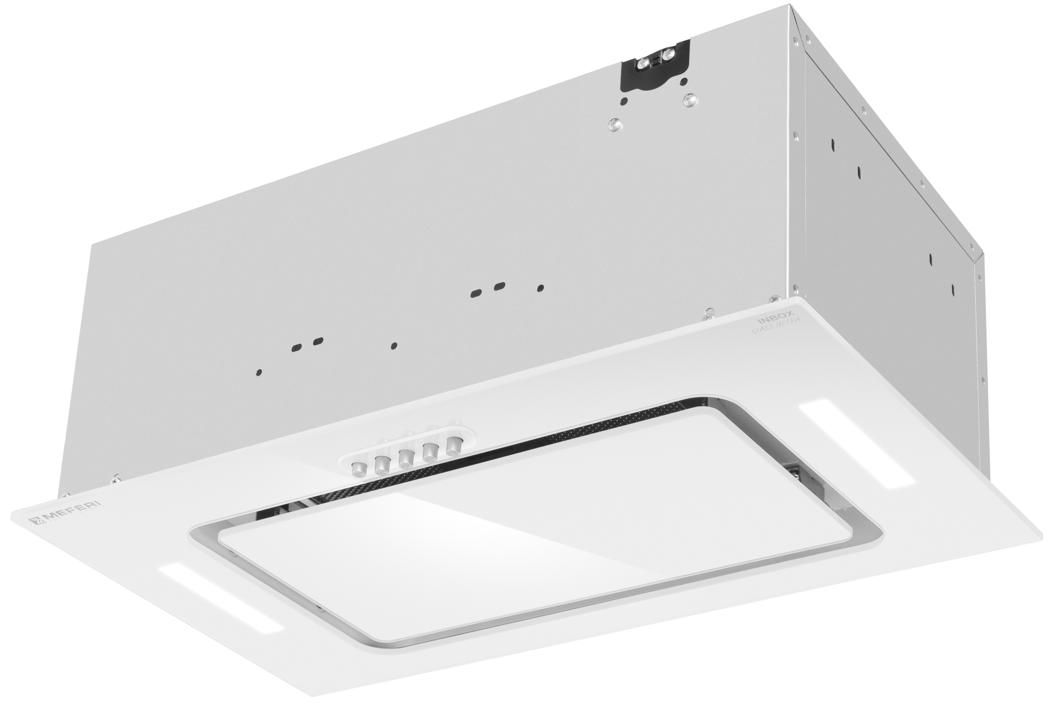 Изображение товара Встраиваемая вытяжка MEFERI INBOX52WH GLASS ULTRA 52 см белая