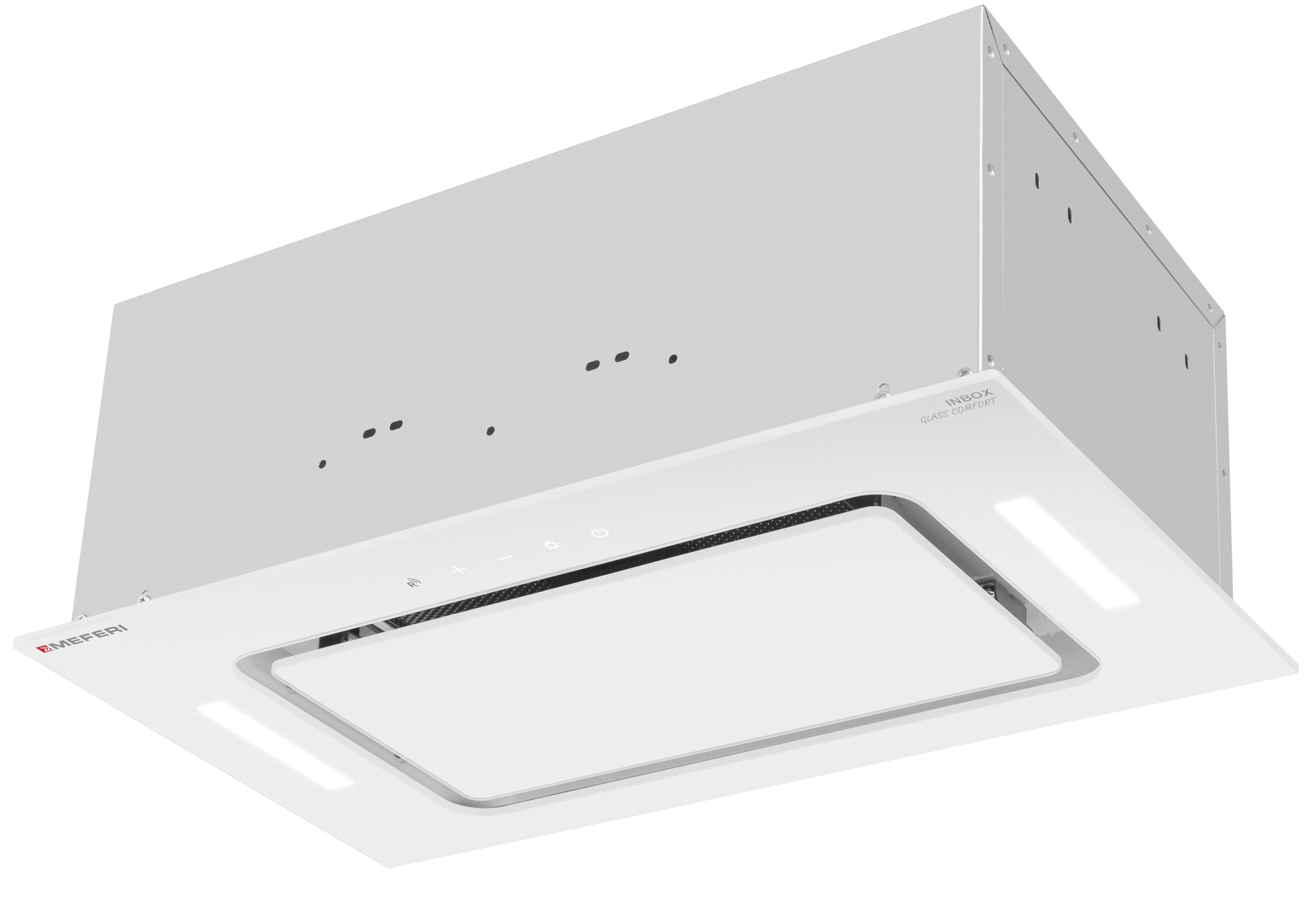 Изображение товара Встраиваемая вытяжка Meferi INBOX52WH GLASS COMFORT 52 см цвет белый