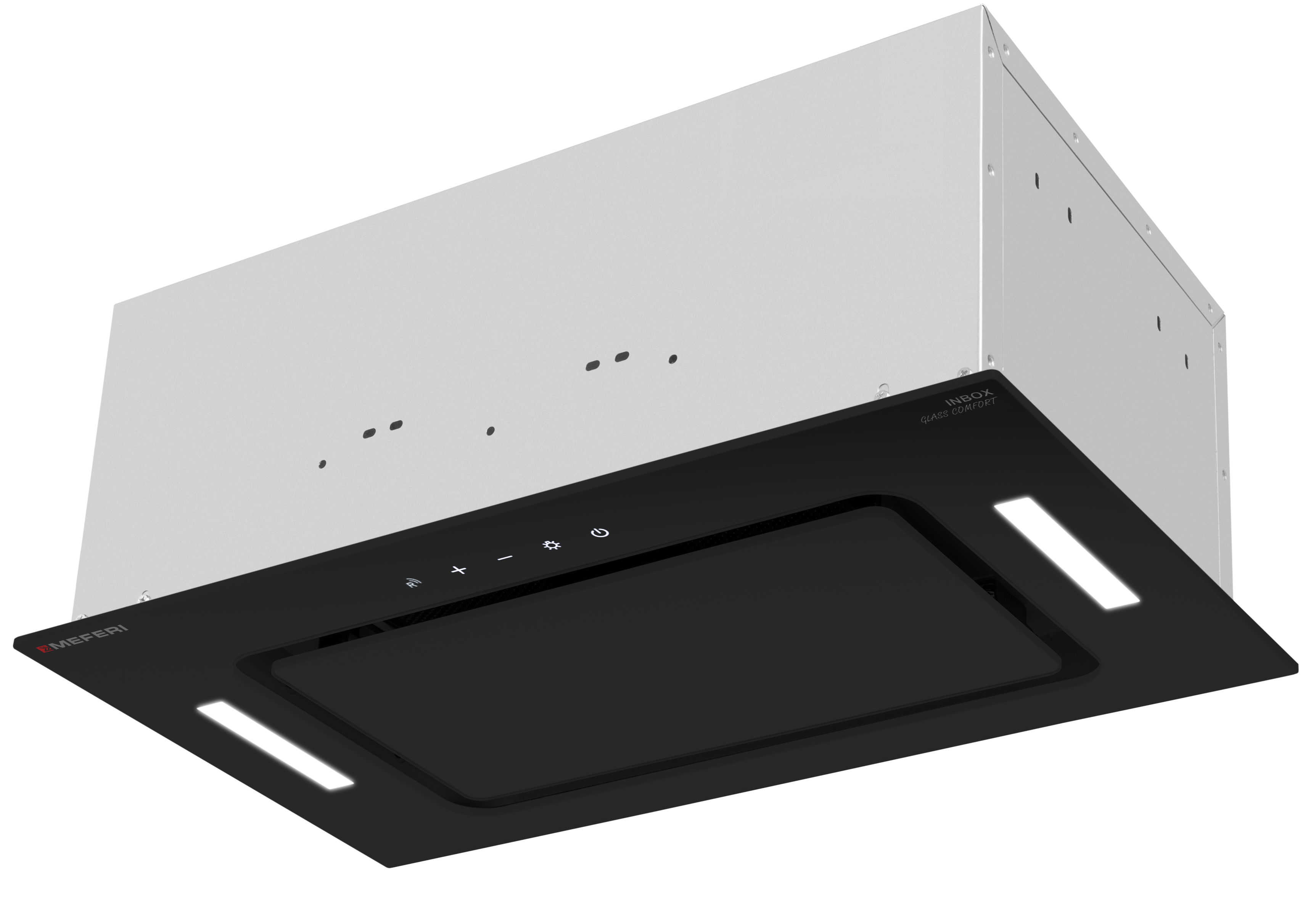 Изображение товара Встраиваемая вытяжка MEFERI INBOX52BK GLASS COMFORT 52 см черный