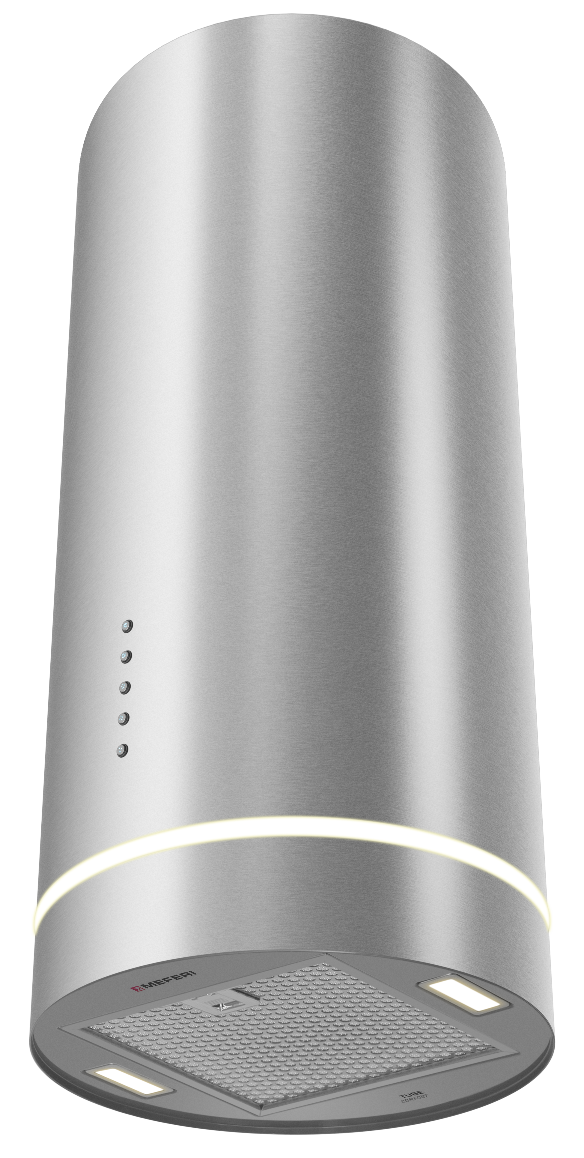 Изображение товара Цилиндрическая вытяжка Meferi TUBE35IX COMFORT 35 см серебристая