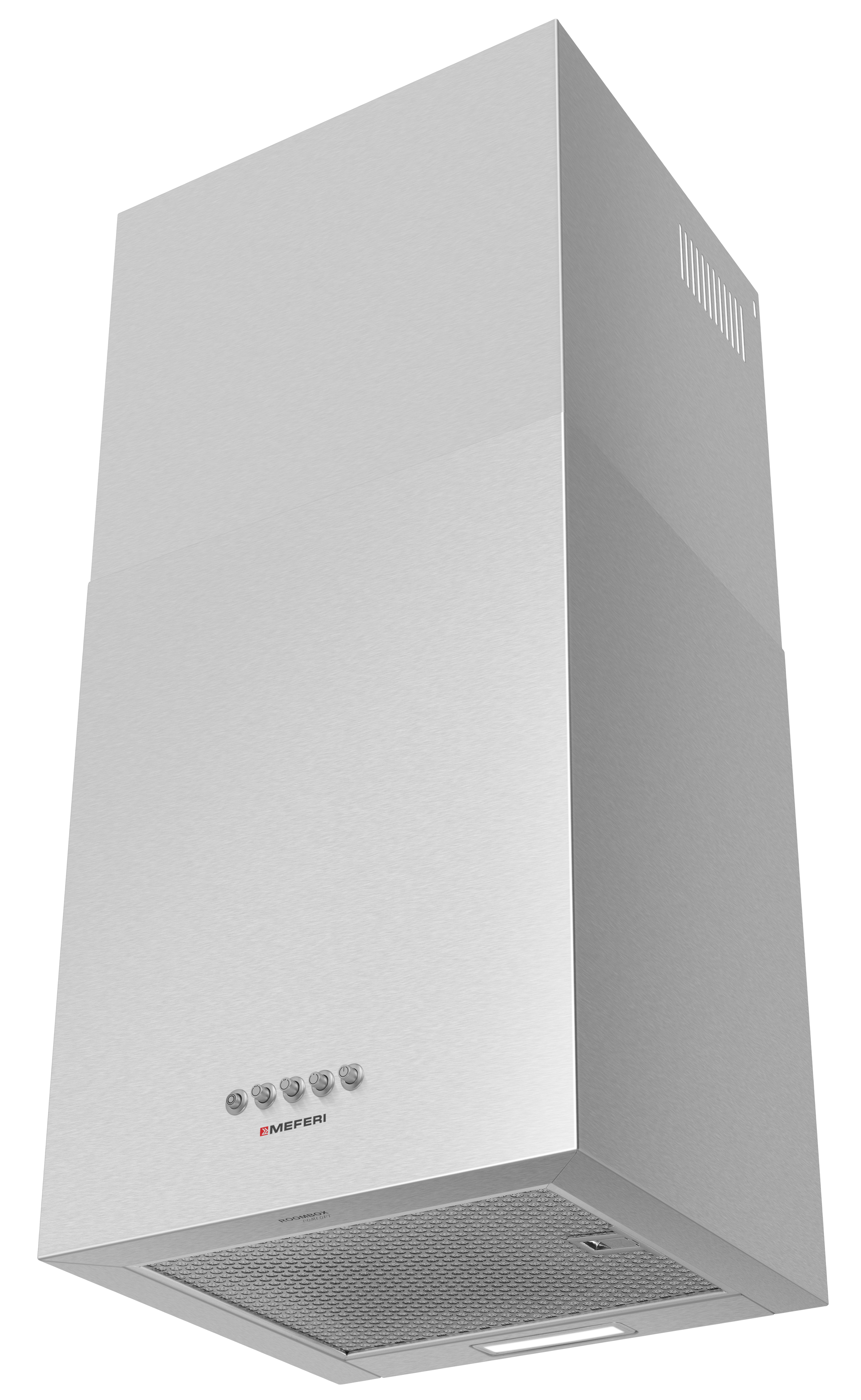 Изображение товара Вертикальная вытяжка MEFERI ROOMBOX40IX COMFORT 40 см с сенсорным управлением