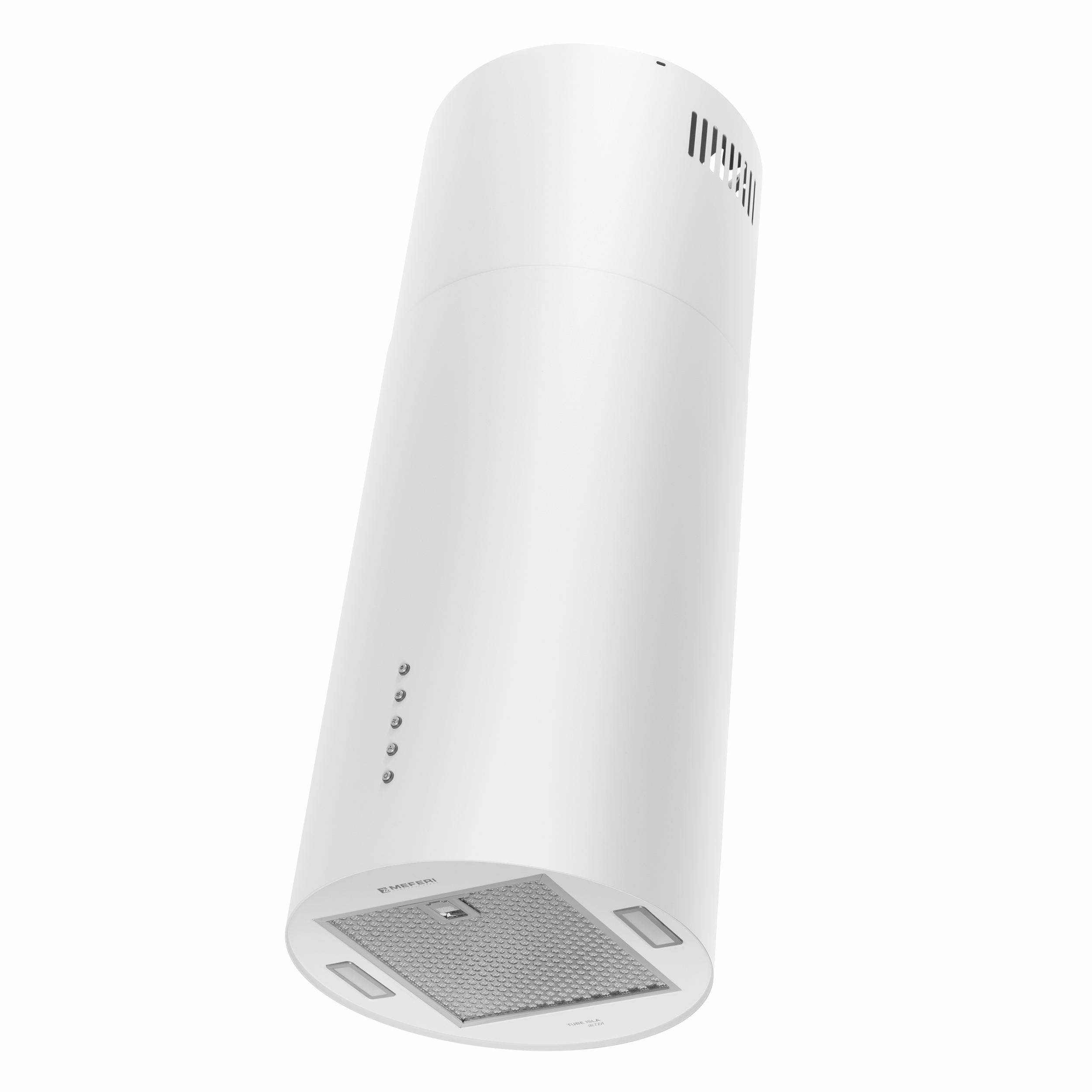 Изображение товара Островная вытяжка Meferi TUBE35WH ISLA ULTRA 35 см белая
