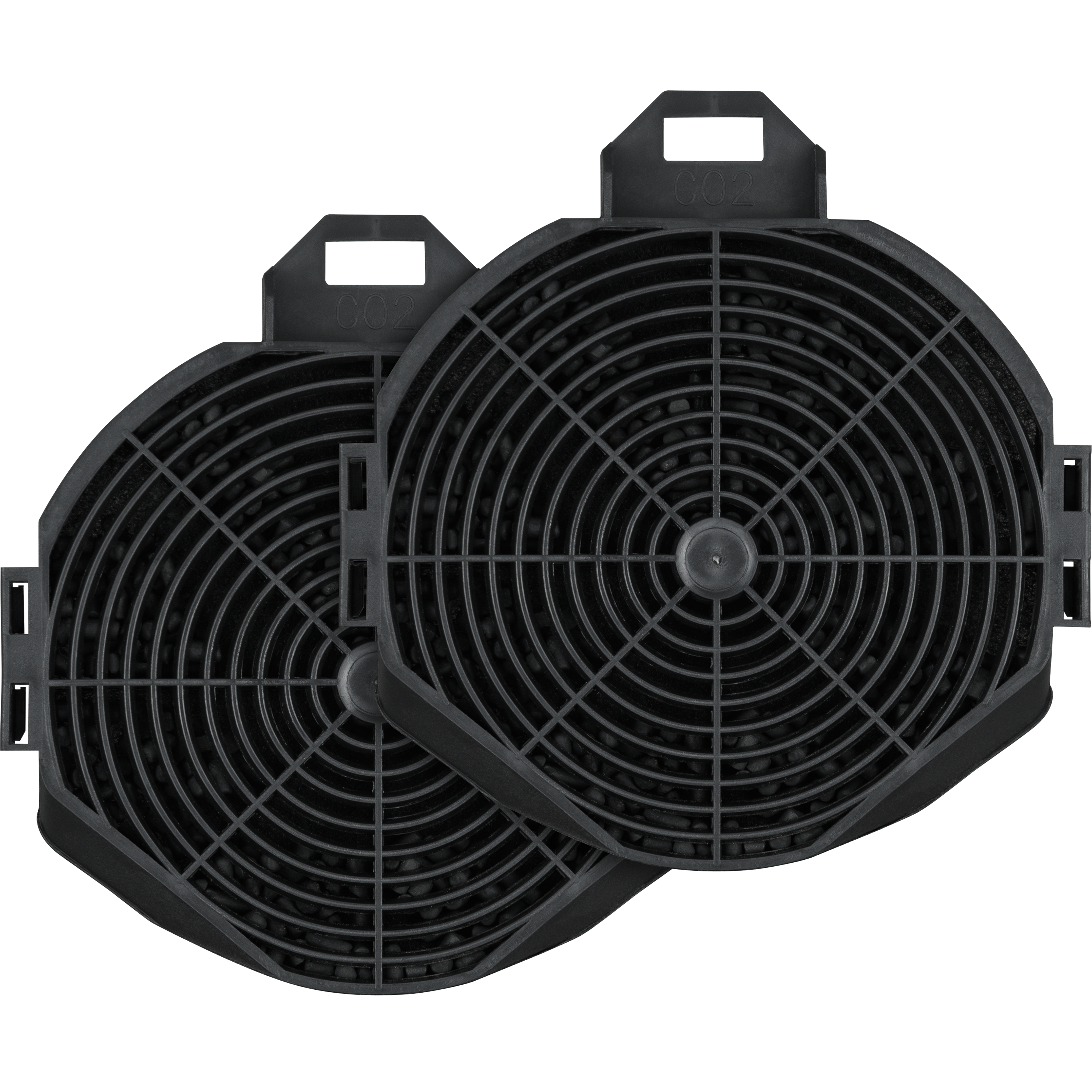 Изображение товара Фильтр для вытяжки угольный MEFERI CF02 14x16 см 2 шт черный