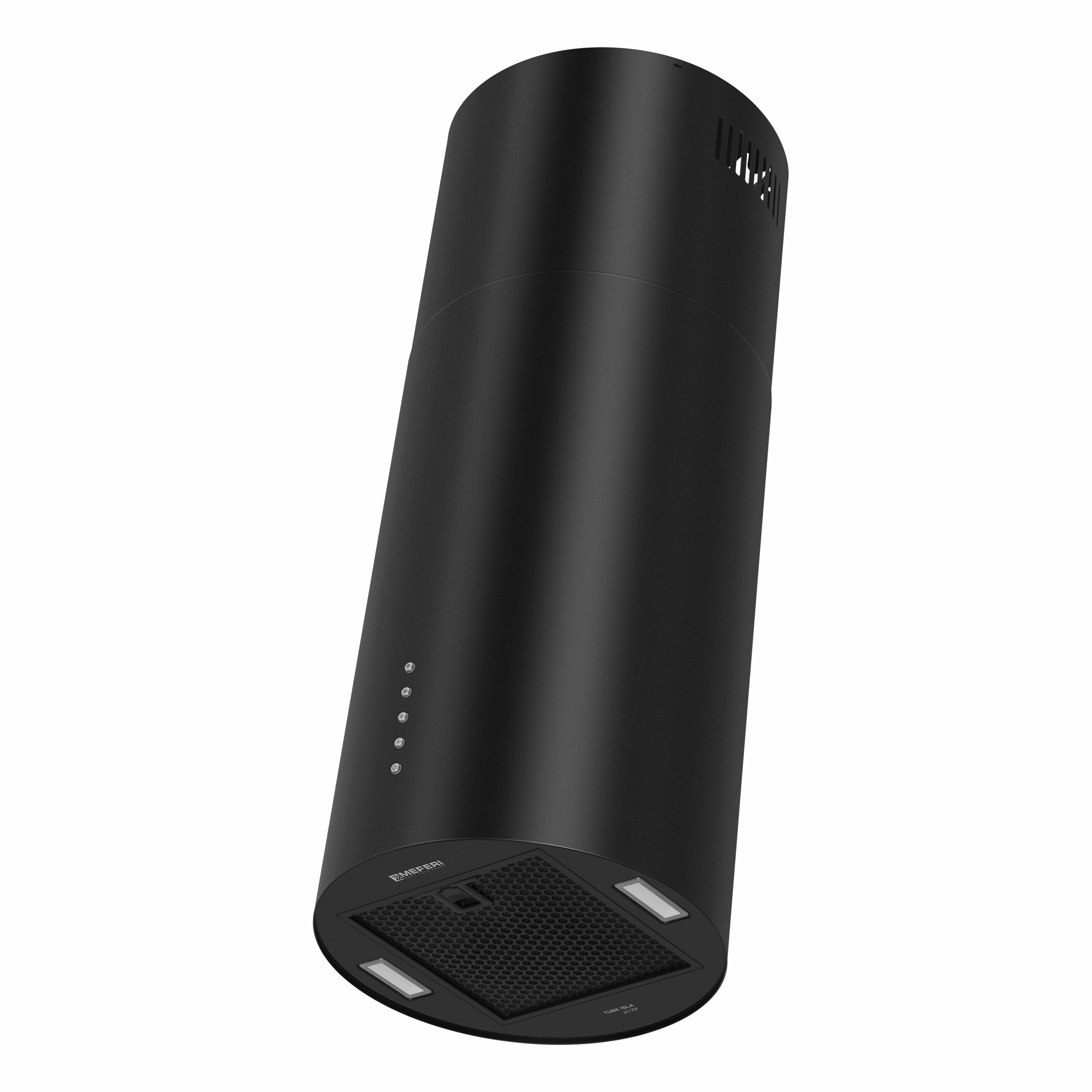 Изображение товара Островная вытяжка Meferi TUBE35BK ISLA ULTRA 35 см черная высокая производительность