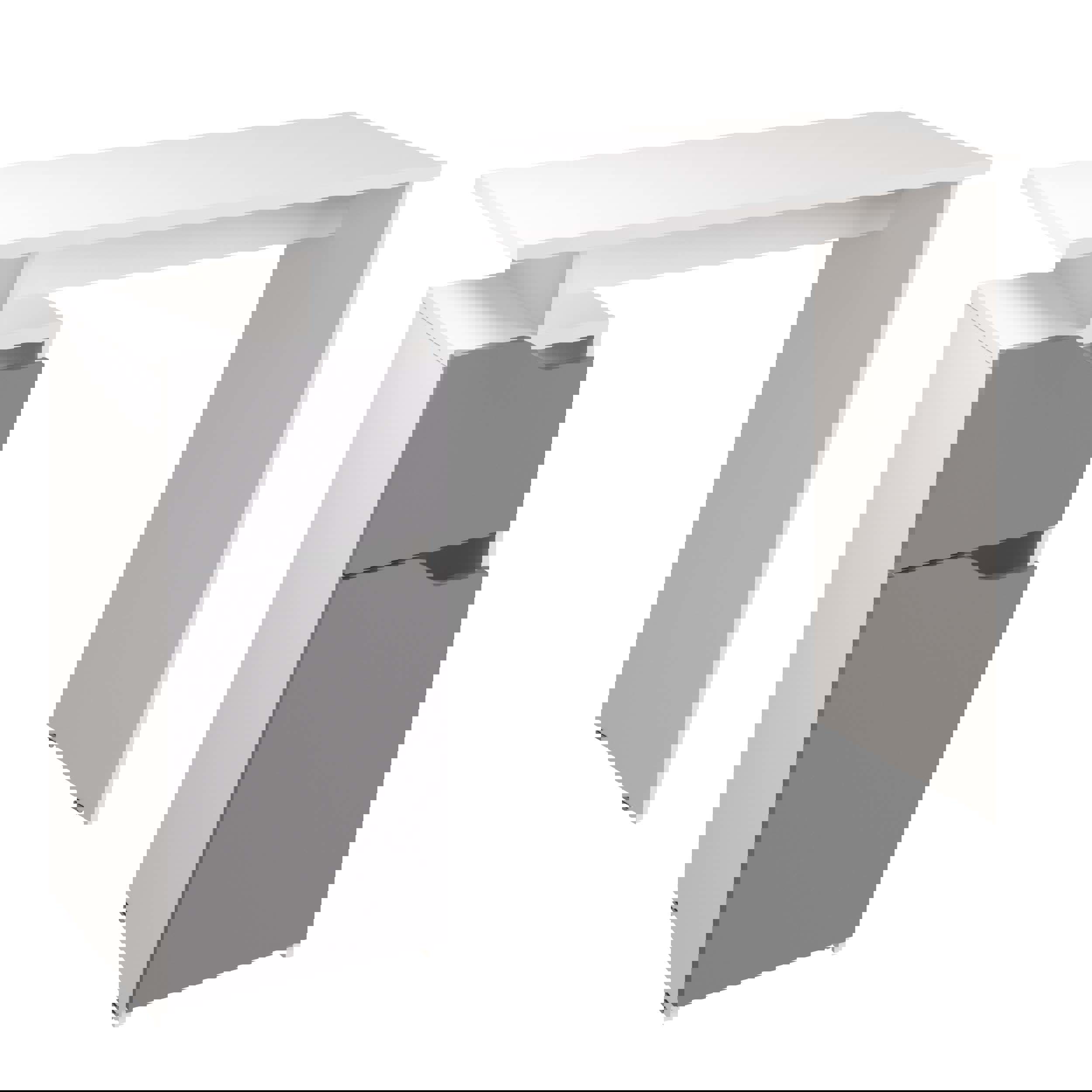 Изображение товара Стол письменный Атмосфера Лайт 100x75.4x45 см из ЛДСП цвет белый серый шифер