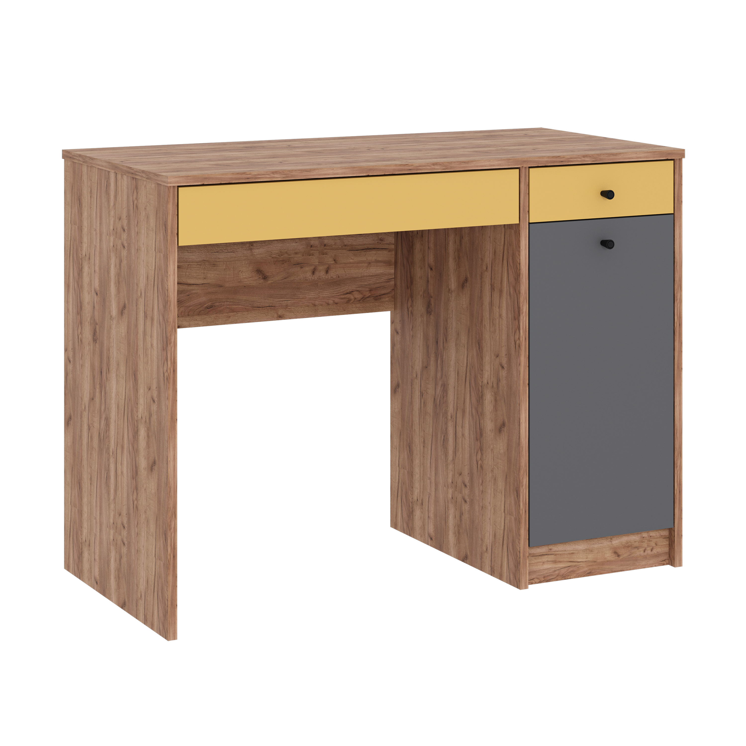 Изображение товара Письменный стол Атмосфера Jam 100x75x50 см из ЛДСП цвет серый, песок, дуб коричневый табак