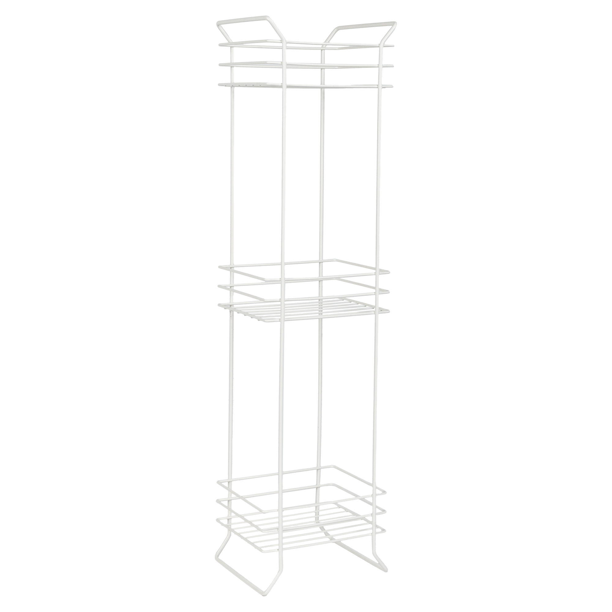 Изображение товара Стеллаж для ванной Proffero Трио 18.5x70.5x15 мм цвет белый