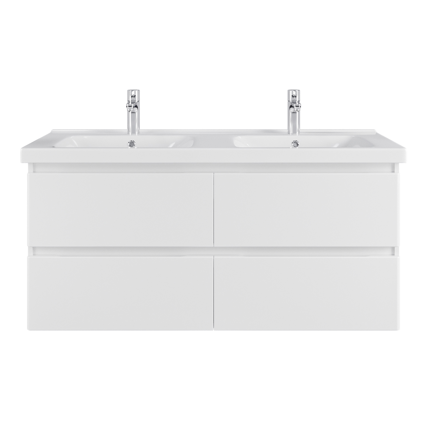 Изображение товара Тумба под накладную раковину RUVANN STELLO 121x55x45,1 см белая