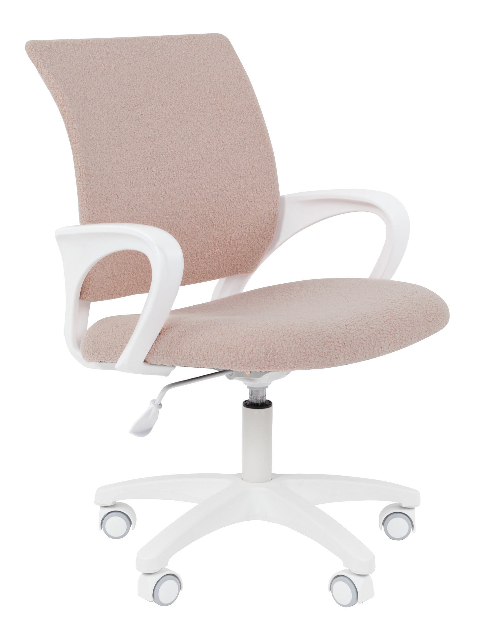 Изображение товара Детское офисное кресло CHAIRMAN KIDS 103 розовое регулируемое 56x60 см велюр