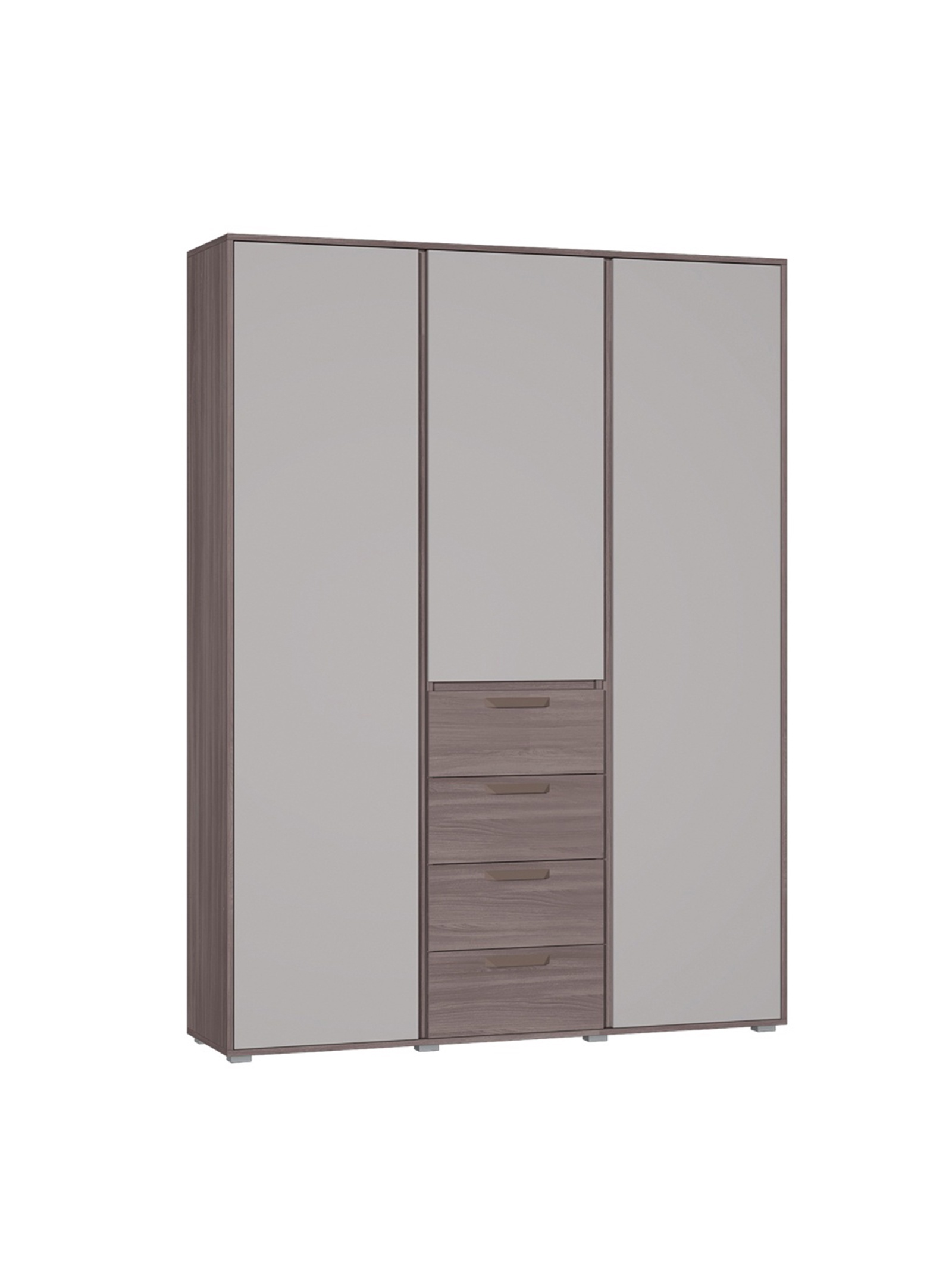 Изображение товара Шкаф распашной Ника Сима-ленд 3 двери 160x223x50 см ЛДСП стиль Современный