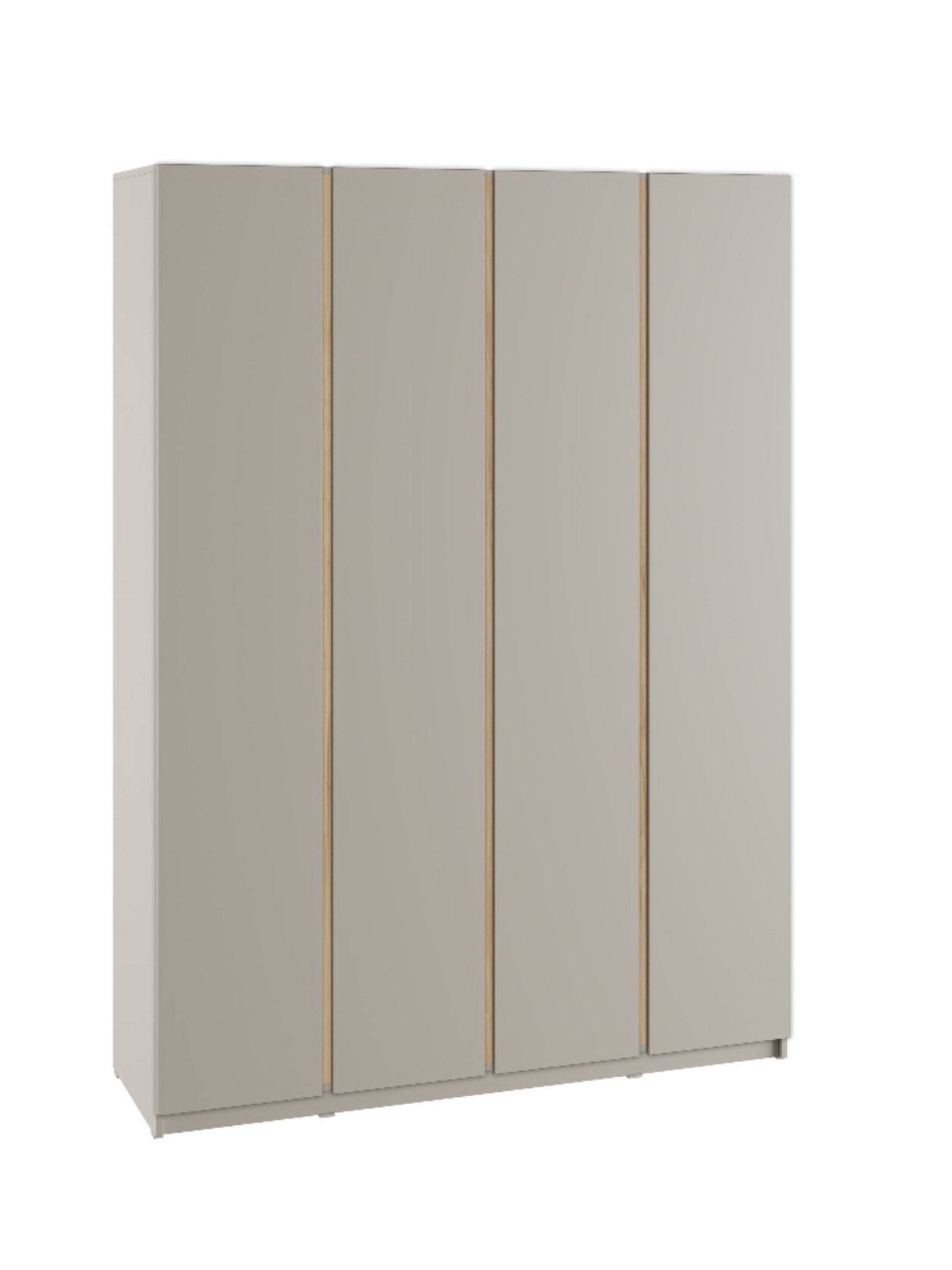 Изображение товара Современный четырехстворчатый шкаф Фаворит Сима-ленд 160x223x52 см кашемир