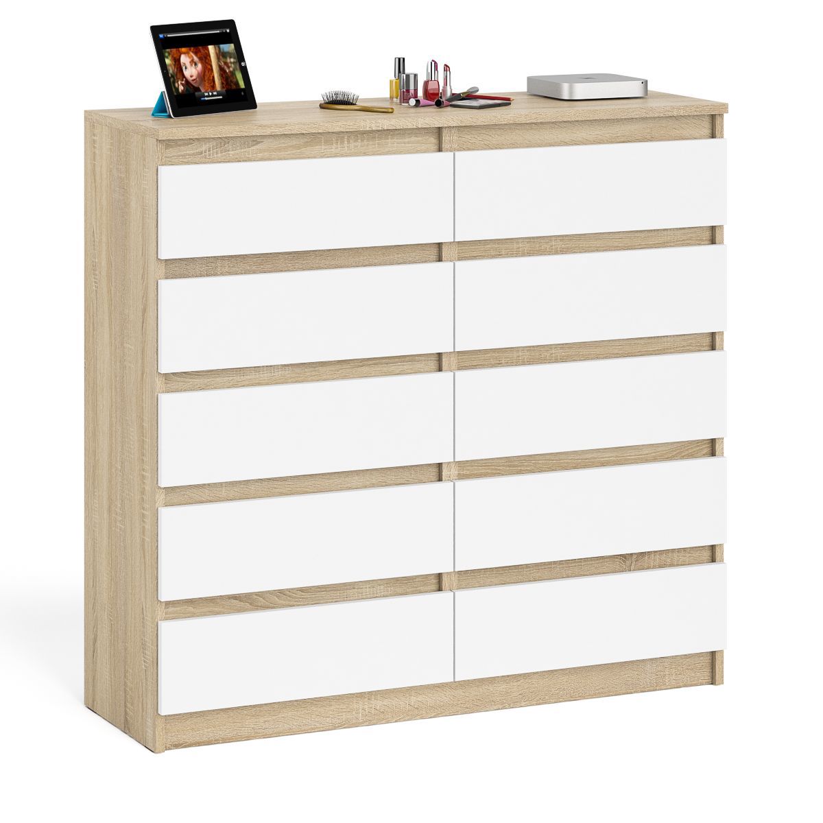 Изображение товара Комод СВК Мори мк1200.10 10 ящиков современный дизайн Россия