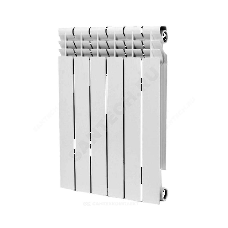 Изображение товара Алюминиевый радиатор OGINT Alpha 350 6 секц для отопления 8 м² белый