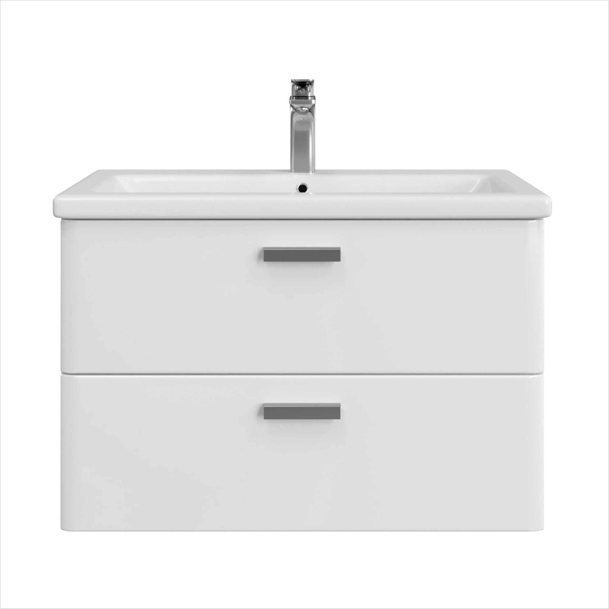 Изображение товара Тумба с раковиной RUVANN WELLEN 80 раковина Como 80 в ванную подвесная цвет белый