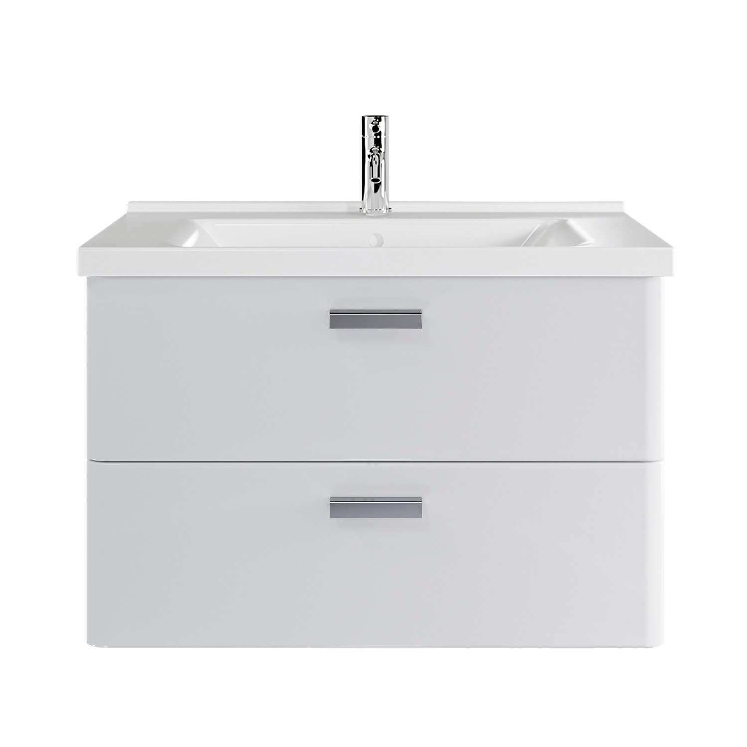 Изображение товара Тумба под раковину RUVANN WELLEN 80 с раковиной Миранда 80, белый
