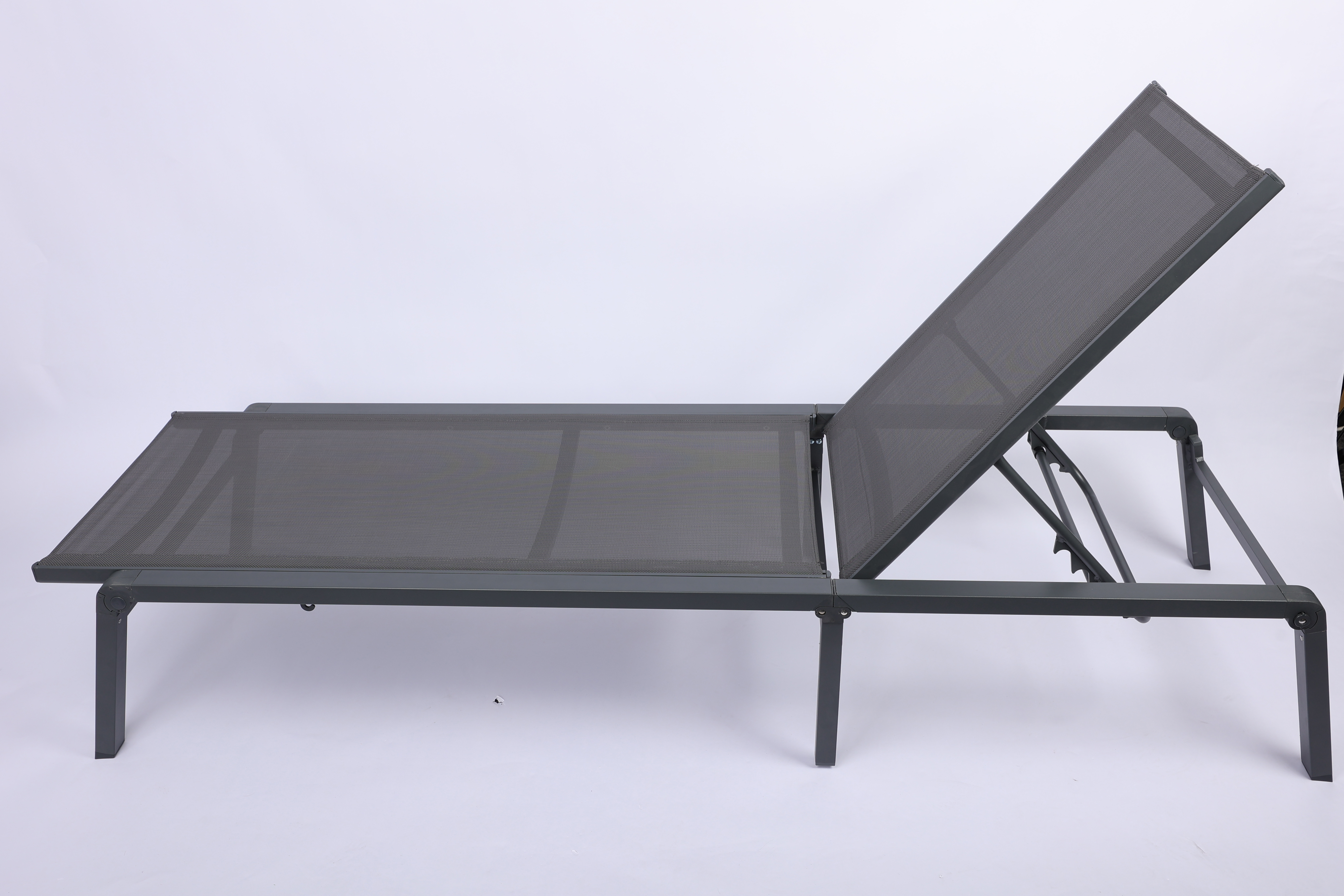 Изображение товара Шезлонг BEGINIA Kreo 191x60 см сталь серый