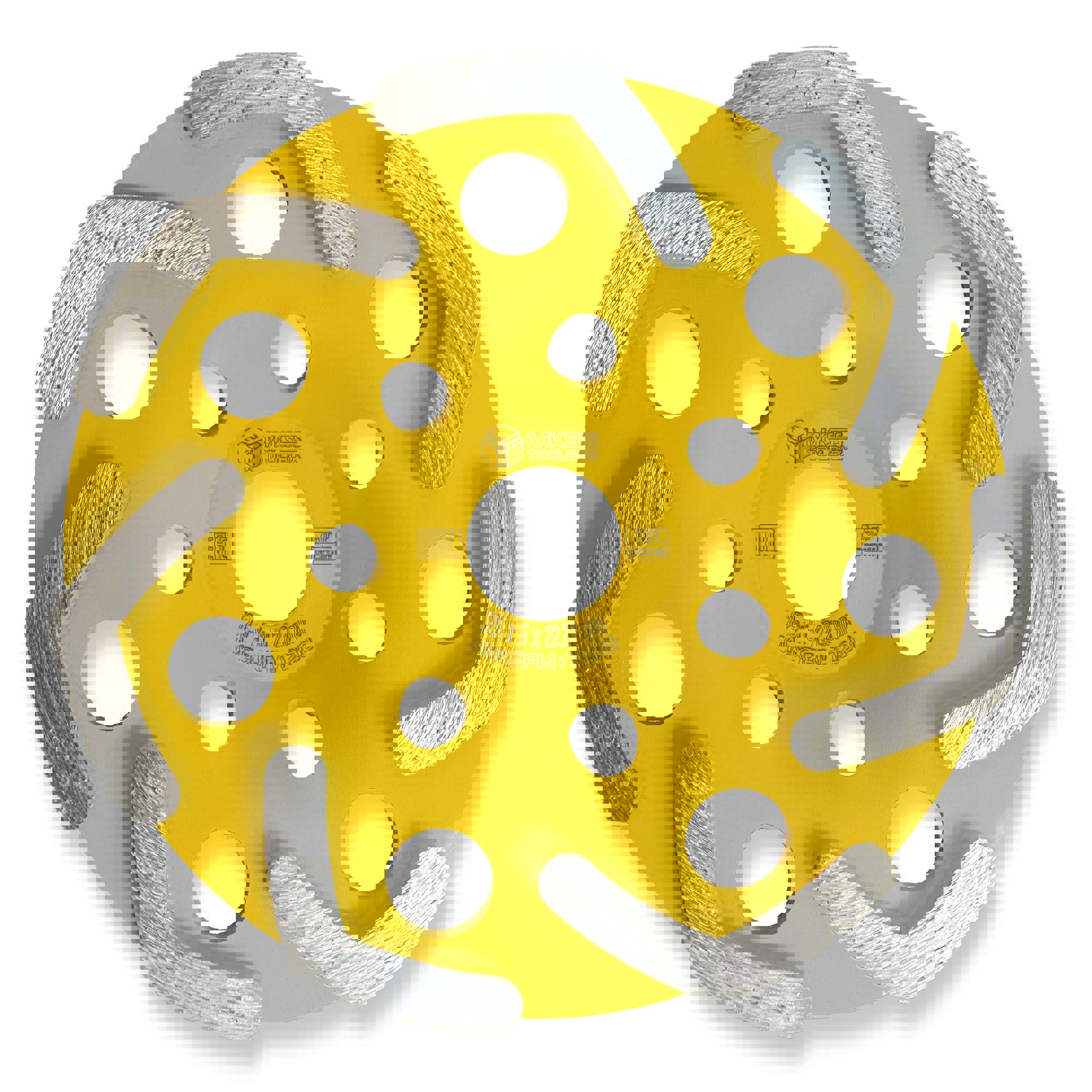 Изображение товара Чашка алмазная бумеранг MKSS Toolbox DC2125 125x22.2 мм для бетона и камня
