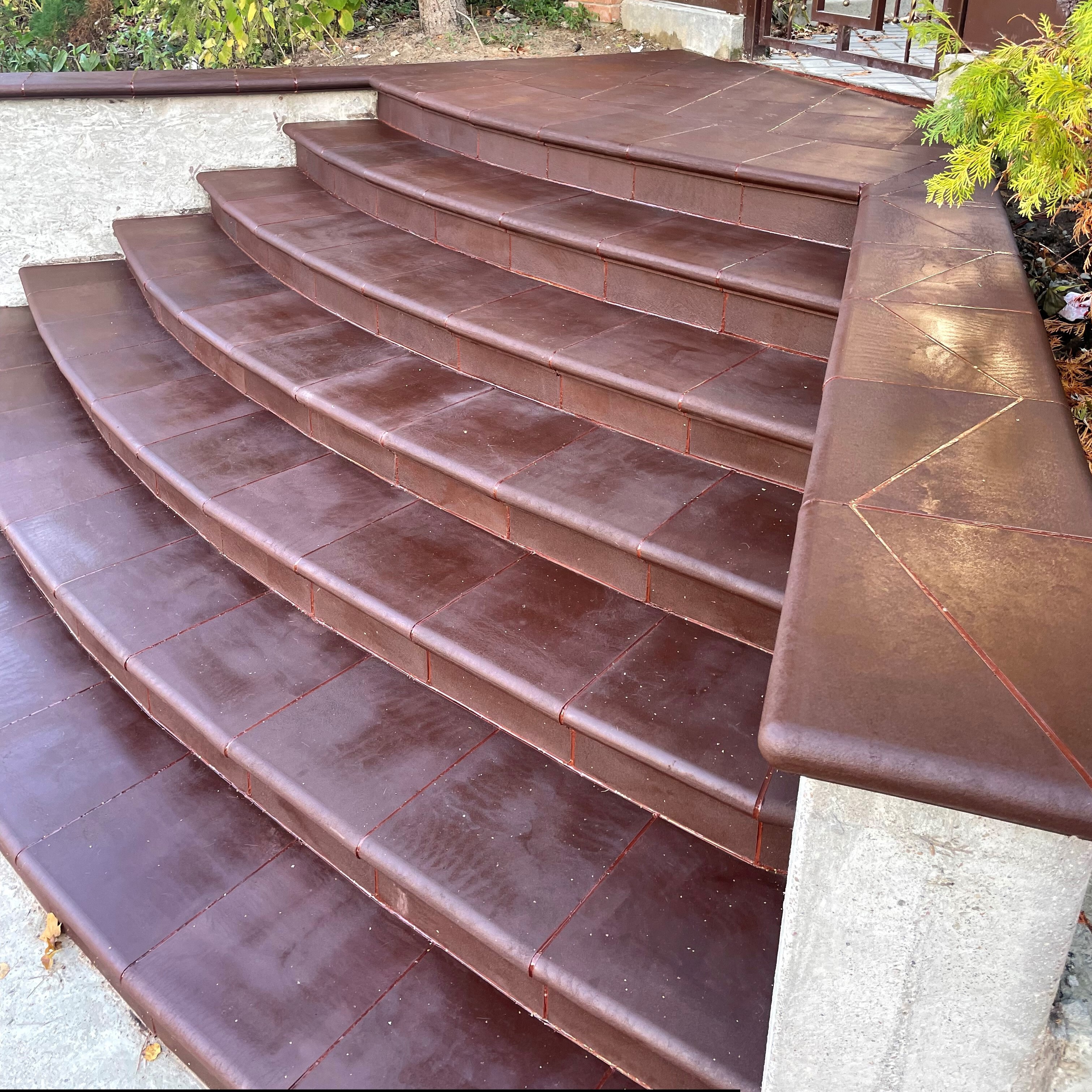 Изображение товара Ступень Weeco 33x33 см цвет шоколад для лестниц и крылец