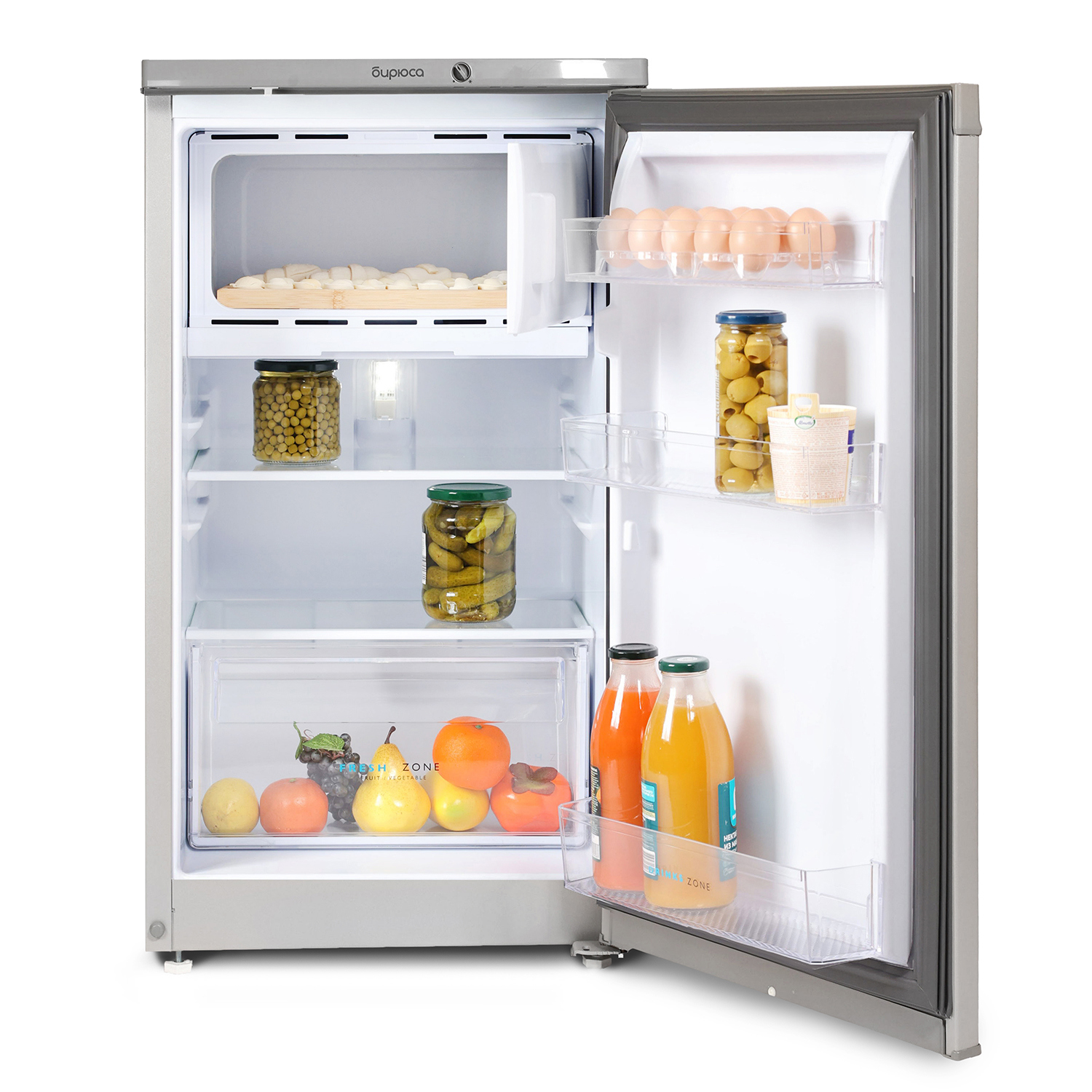 Изображение товара Однокамерный холодильник Бирюса Б-М408 115л механическое управление серый