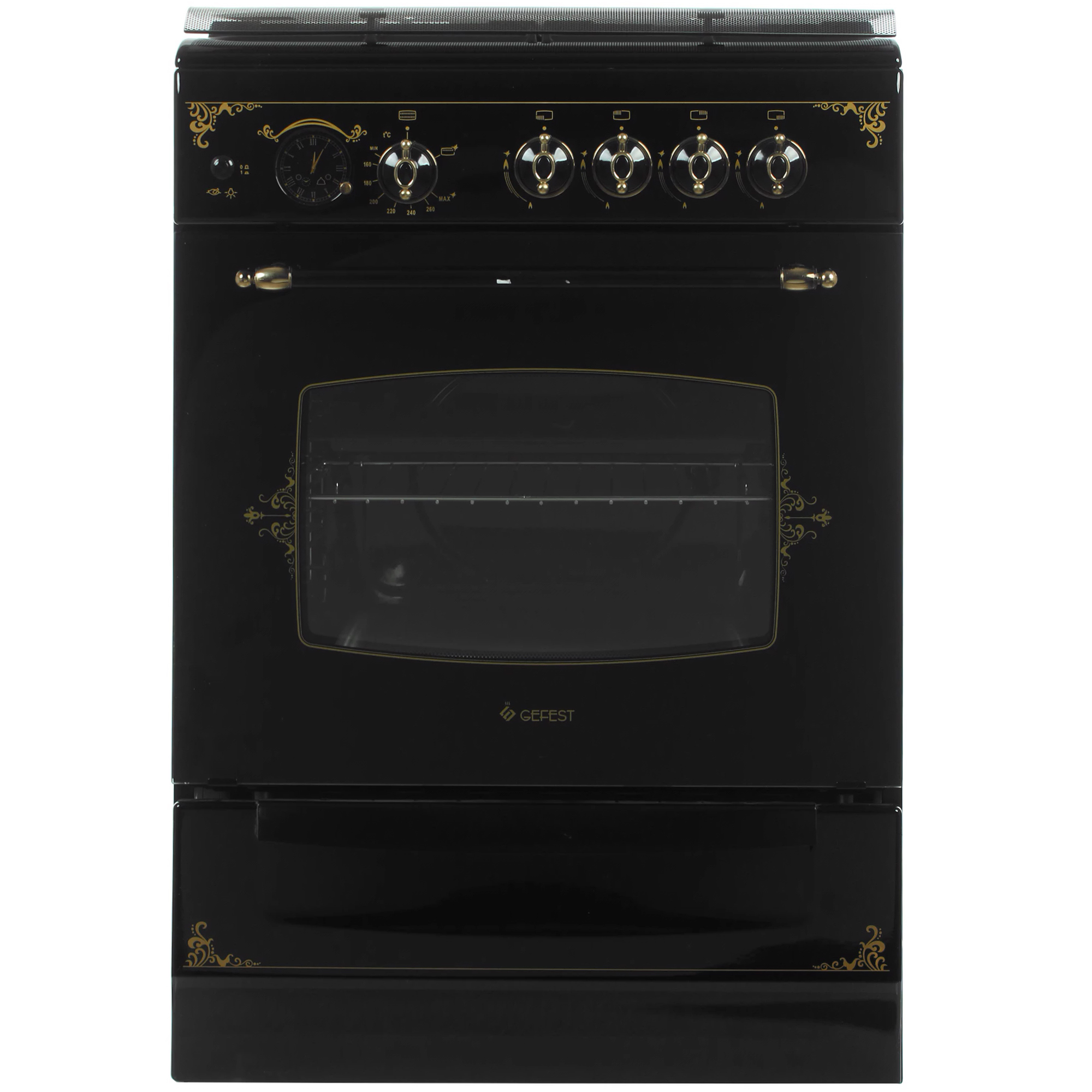 Изображение товара Газовая плита с духовкой GEFEST ПГ 6100-03 0179 60x85 см черный