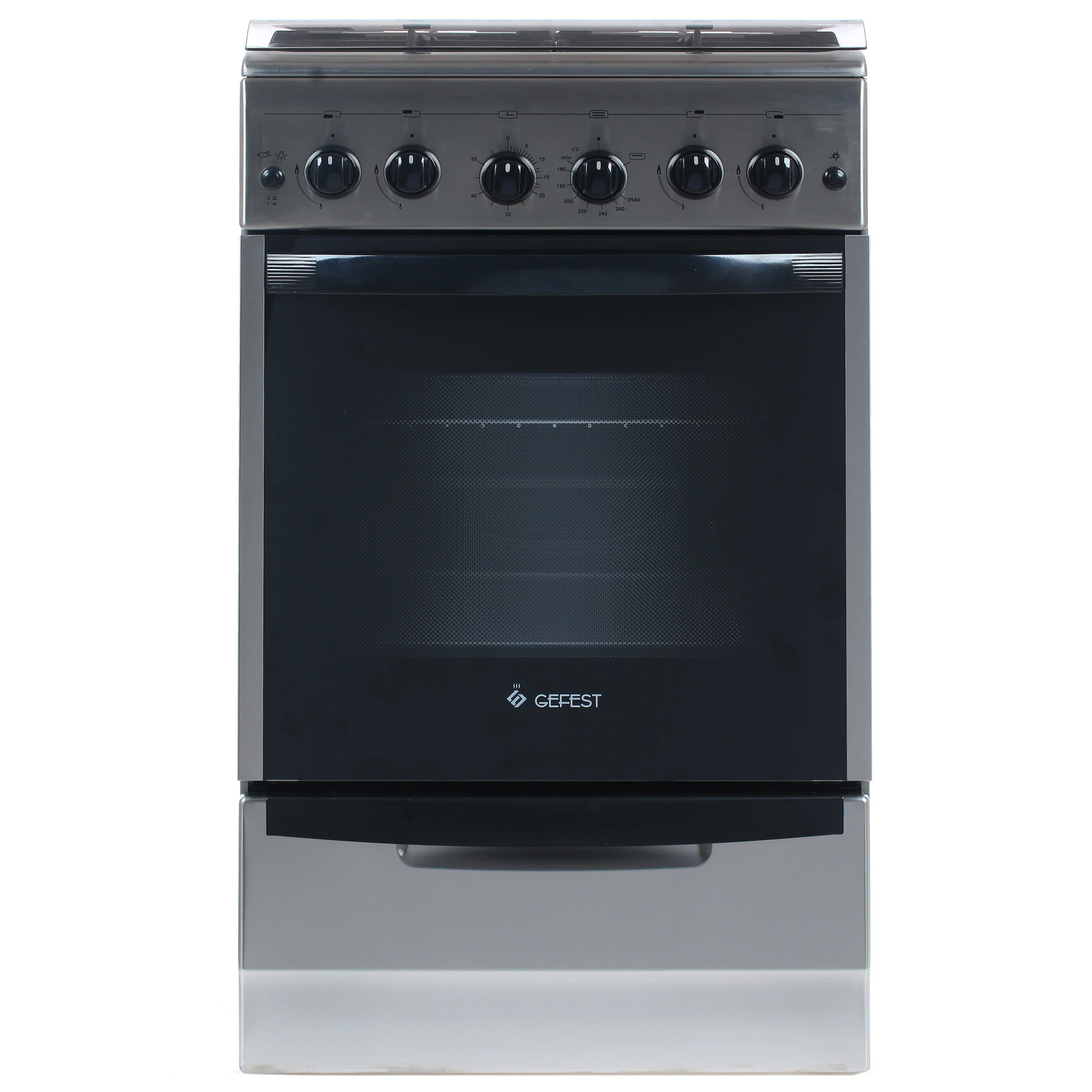 Изображение товара Газовая плита с духовкой GEFEST 5100-02 0004 нержавеющая сталь 50x85 см