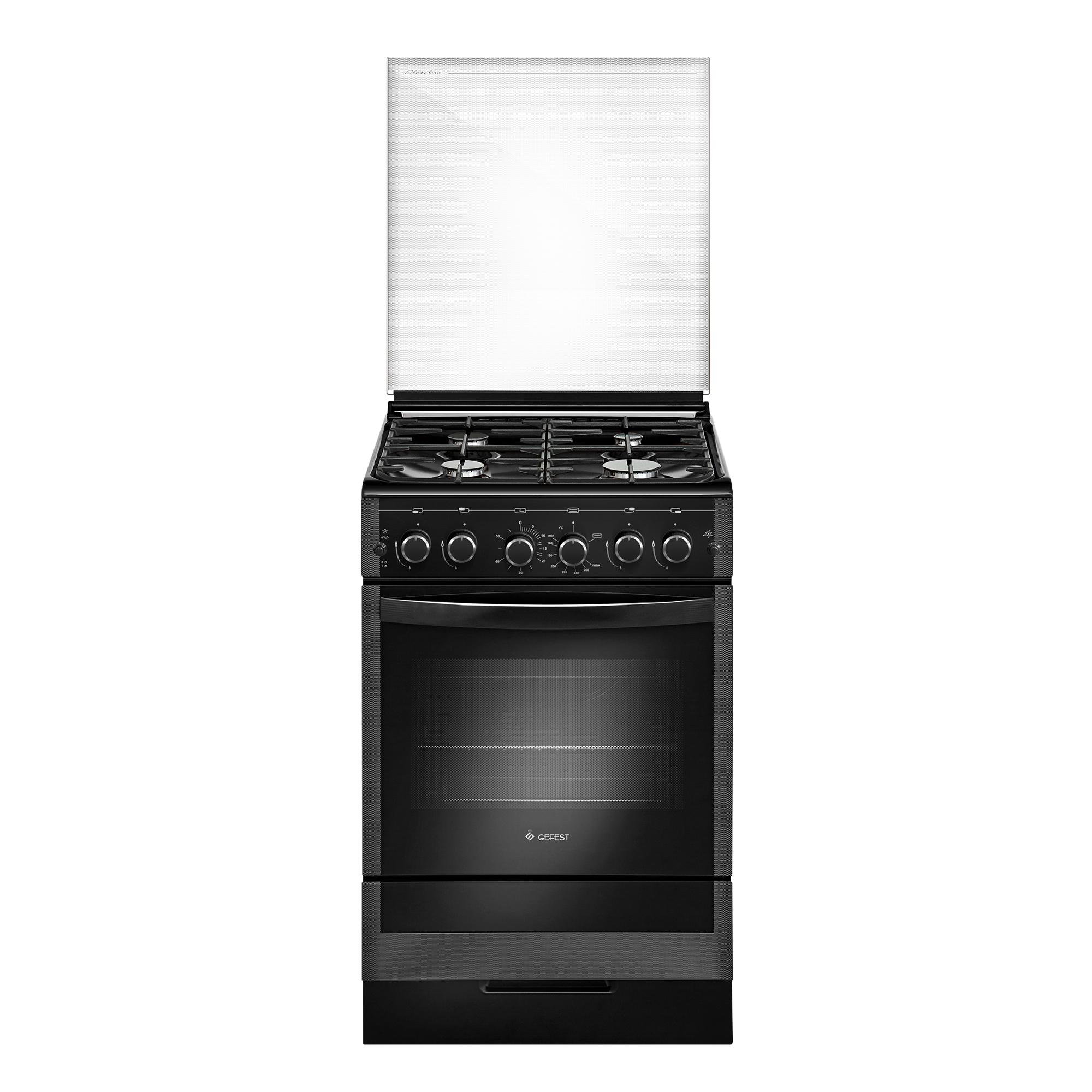 Изображение товара Газовая плита с духовкой GEFEST ПГ 5300-02 0046 черный 50x85x58.5 см