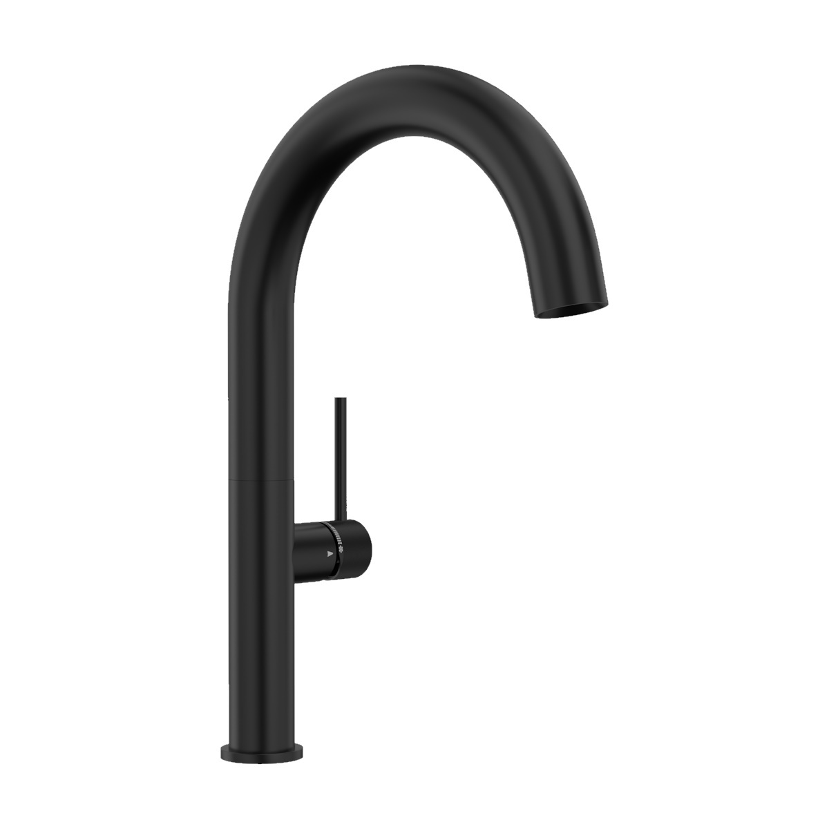 Изображение товара Смеситель для кухни Elghansa 5647181-Black поворотный излив 26.5 см цвет черный
