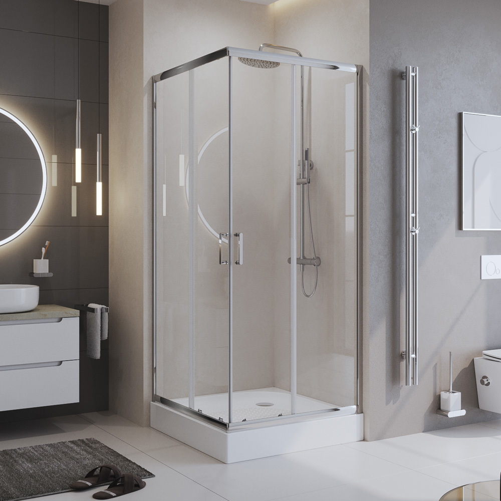 Изображение товара Душевой уголок BelBagno UNO-195-A-2-100-C-Cr 100x100см