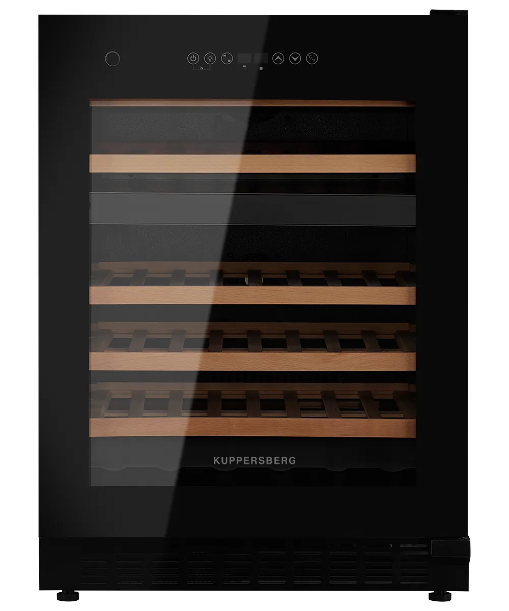 Изображение товара Встраиваемый винный шкаф Kuppersberg RBW 86 черный 46 бутылок