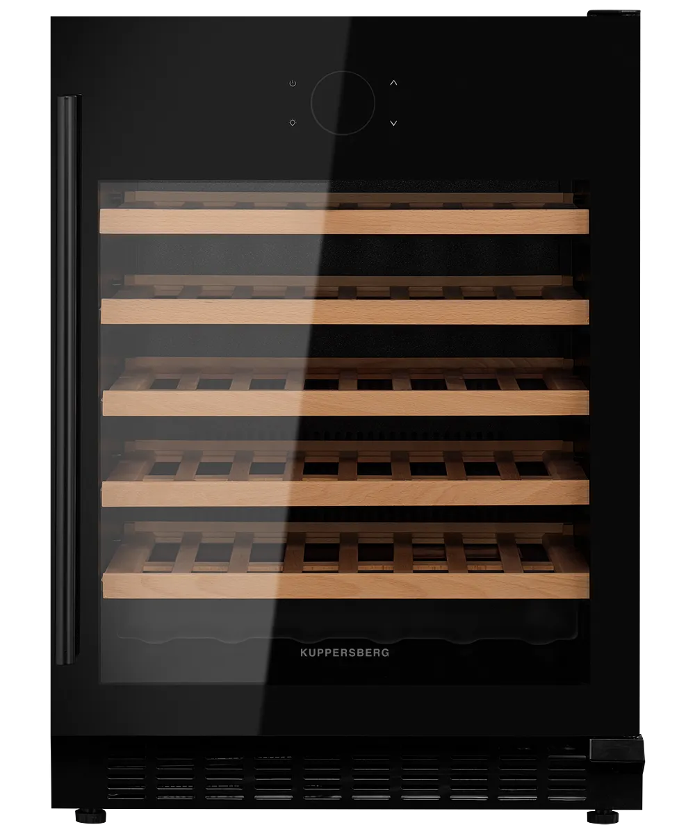Изображение товара Встраиваемый винный шкаф Kuppersberg RBW 85 54 бутылки черный