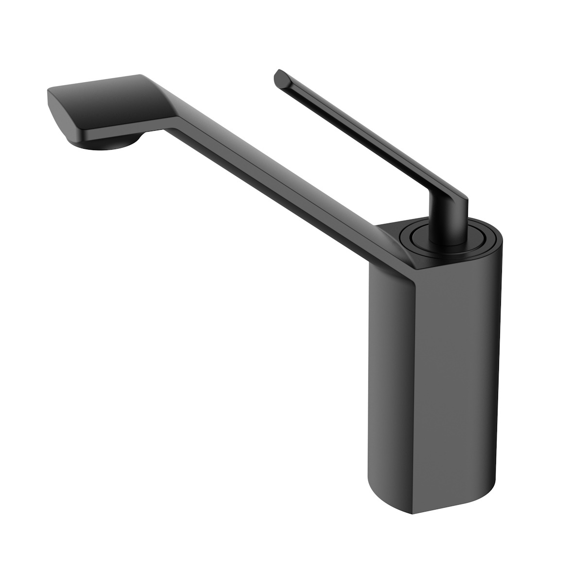 Изображение товара Смеситель для раковины Elghansa 16H3301-Black высокий однорычажный цвет черный