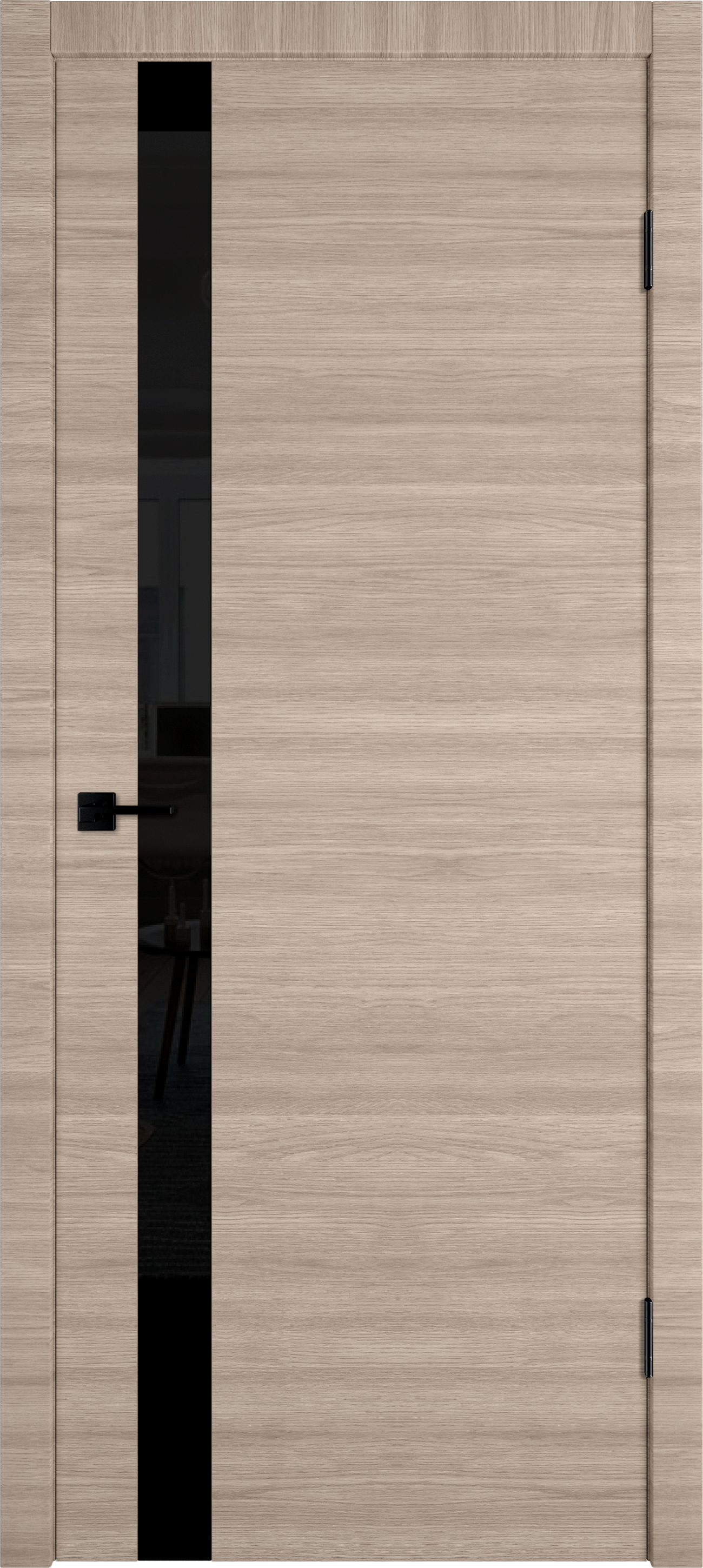 Изображение товара Дверь межкомнатная Vfd Solo остеклённая 60x200см ПВХ цвет red oak без замка и петель