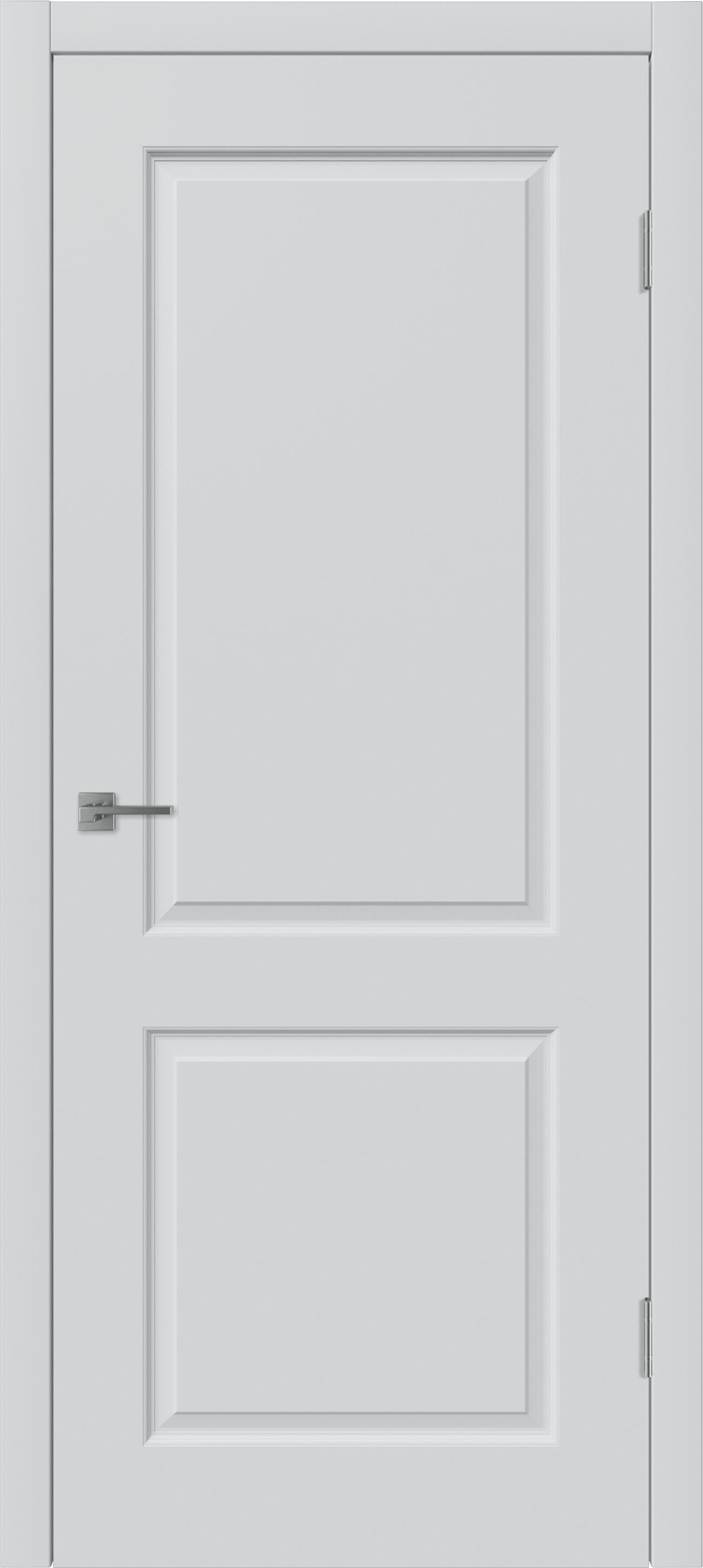 Изображение товара Дверь межкомнатная Vfd Мона глухая 70x200см эмаль цвет светло-серая эмаль/cotton без замка и петель