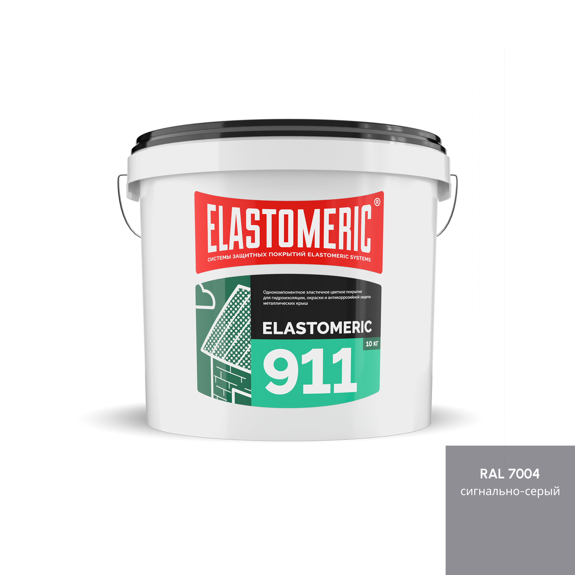 Изображение товара Мастика Elastomeric Systems 911 для гидроизоляции кровли 7.3 л сигнально-серый Изображение товара Мастика Elastomeric Systems 911 для гидроизоляции кровли 7.3 л сигнально-серый