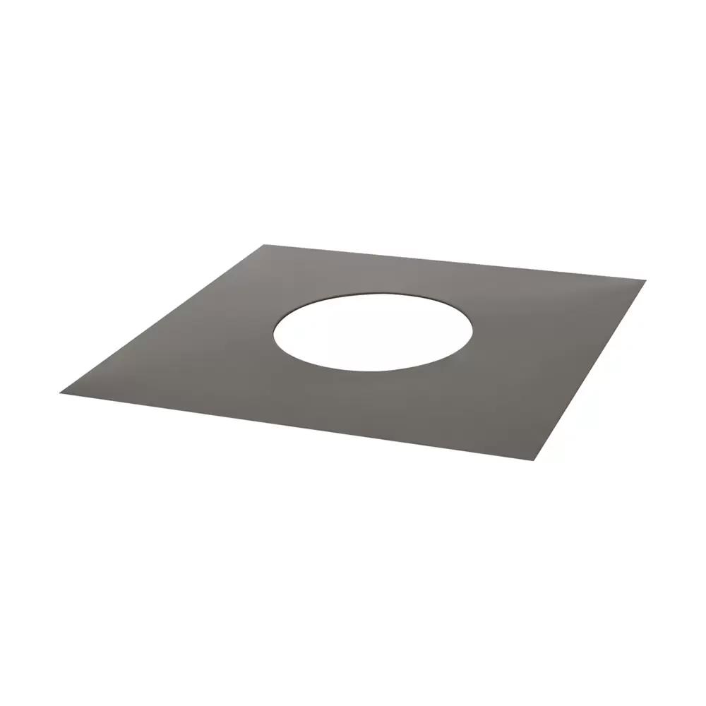 Изображение товара Лист для потолочно-проходного узла Везувий ⌀205мм 700x700мм нержавеющая сталь AISI 430 0.5мм черный