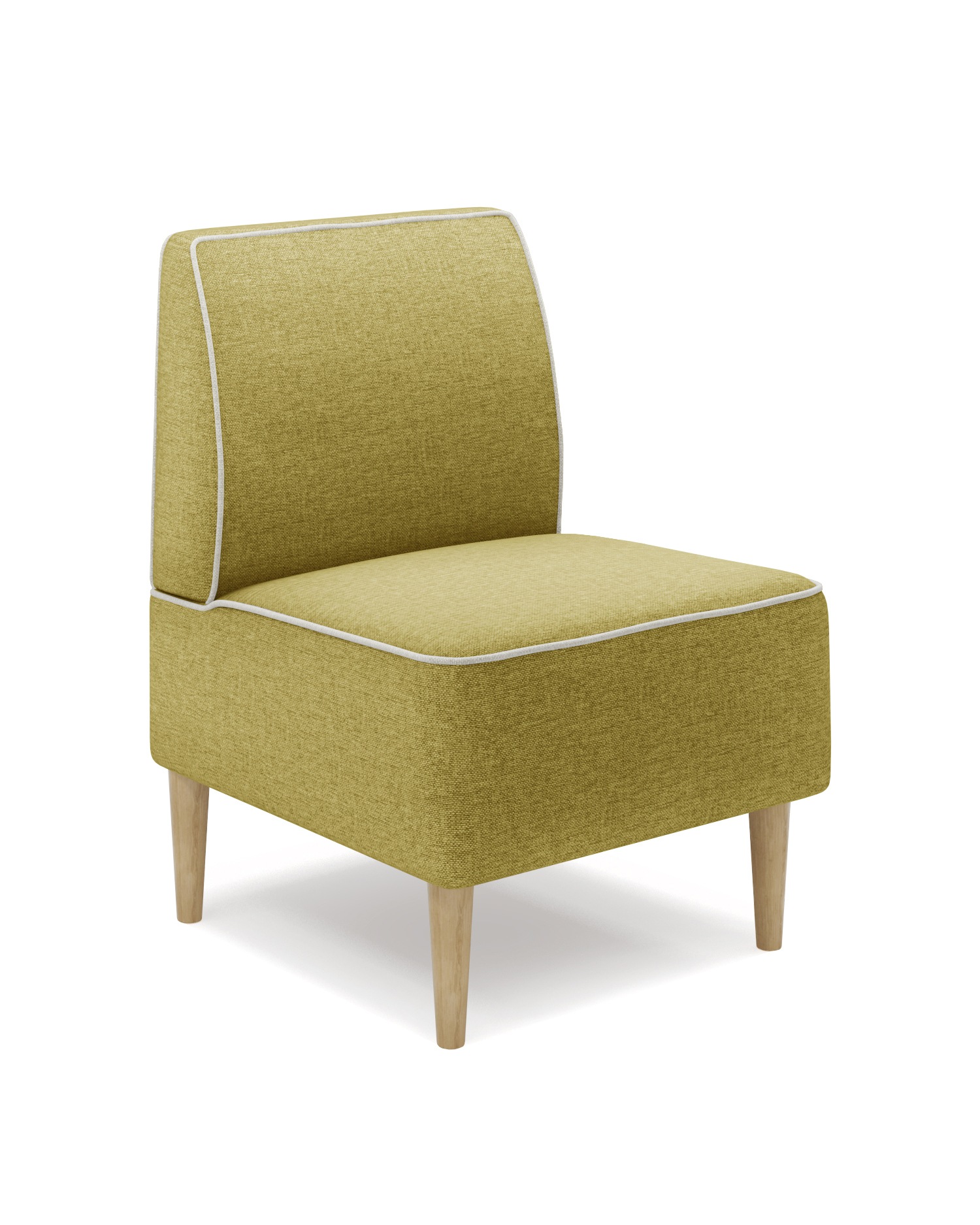 Изображение товара Кресло Monofix Одос 58x82x61 см желтый рогожка стильное универсальное