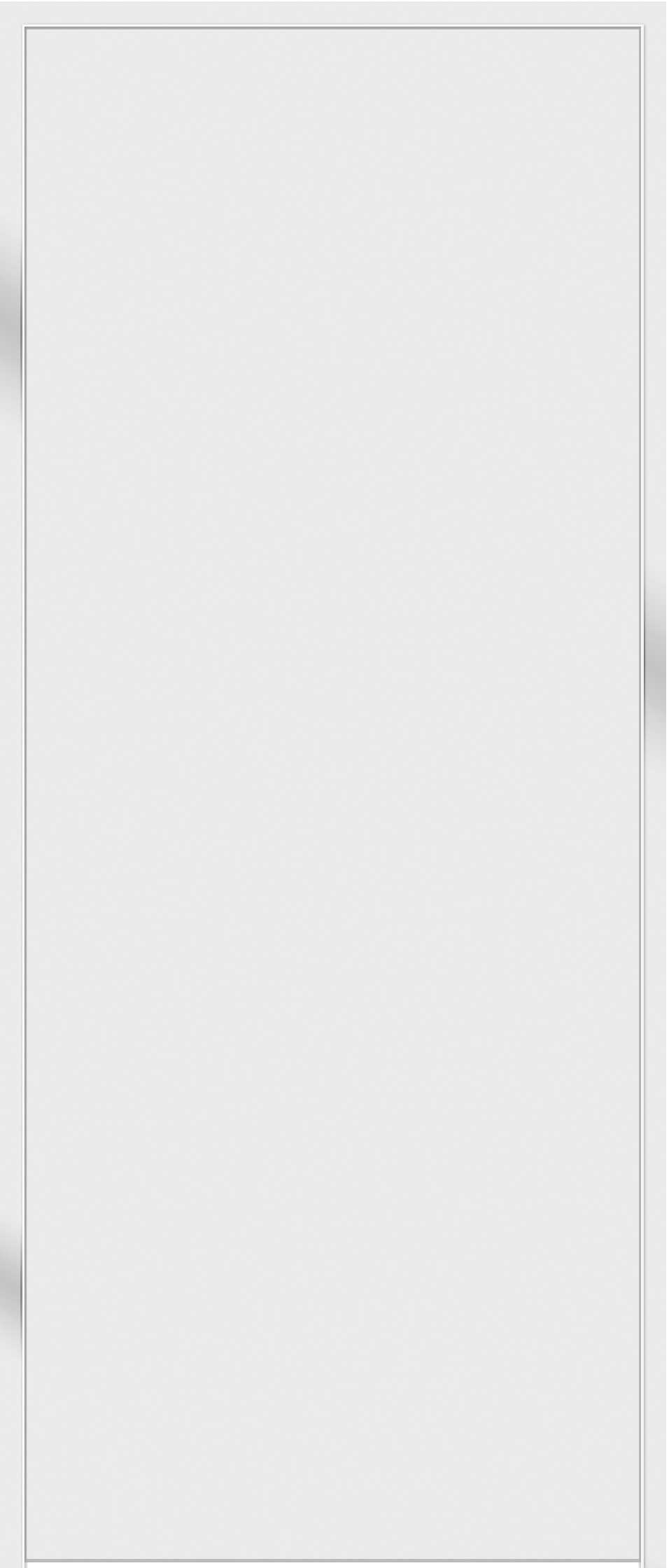 Изображение товара Дверь межкомнатная глухая Invisible Opt 80x200 см правая ПВХ цвет белый