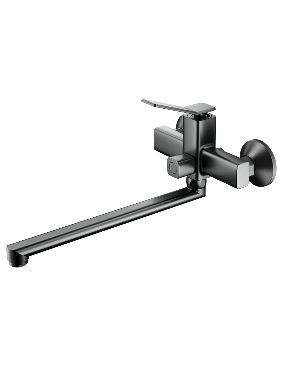 Изображение товара Смеситель PLATAN Zurich УТ-00052143 с рычажным управлением, латунь, серый