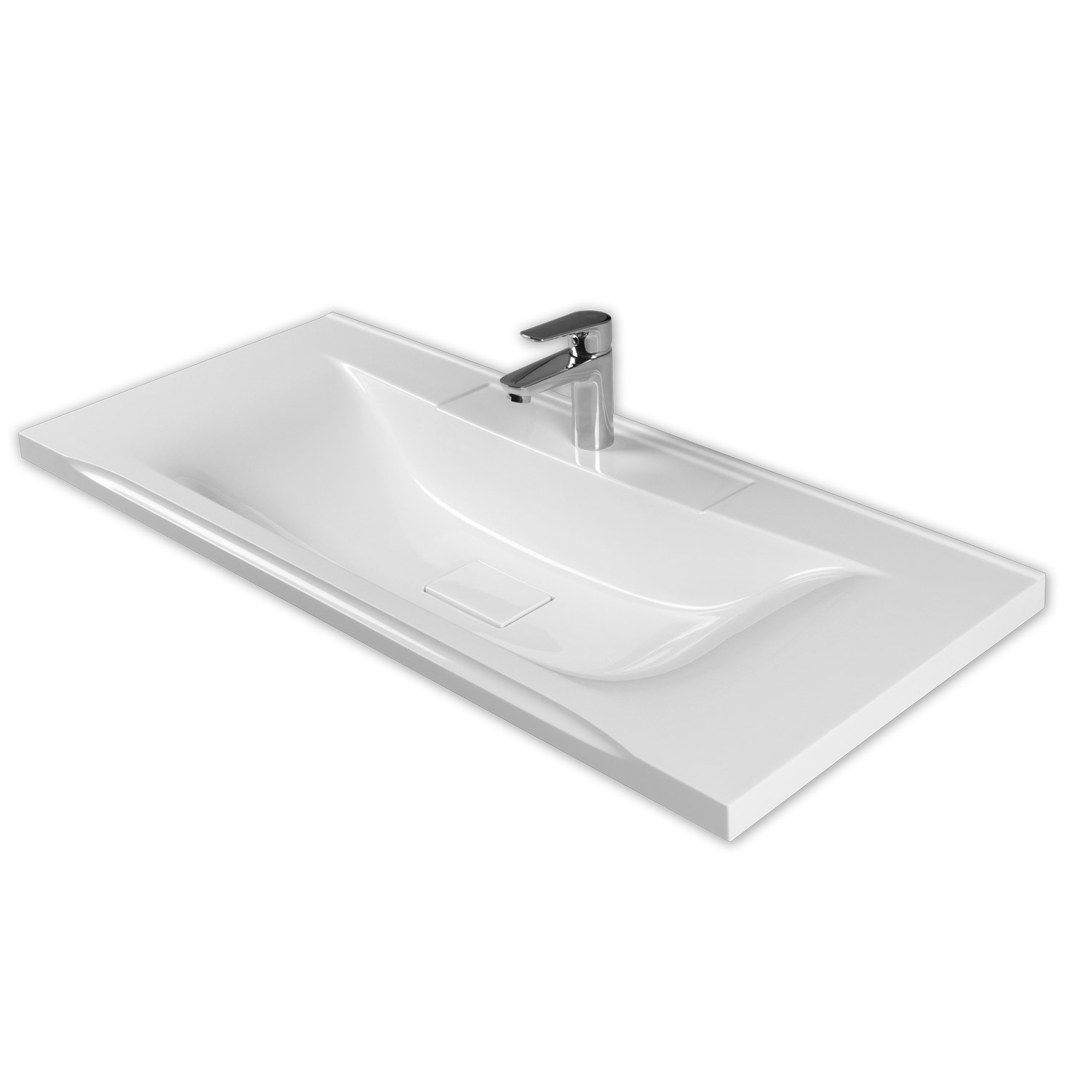 Изображение товара Раковина мебельная Итана milena 4656755757643 98.7см цвет белый