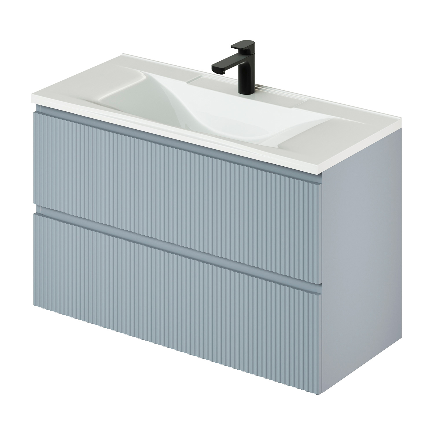 Изображение товара Тумба с раковиной Итана Kate 98.7 см подвесная Россия