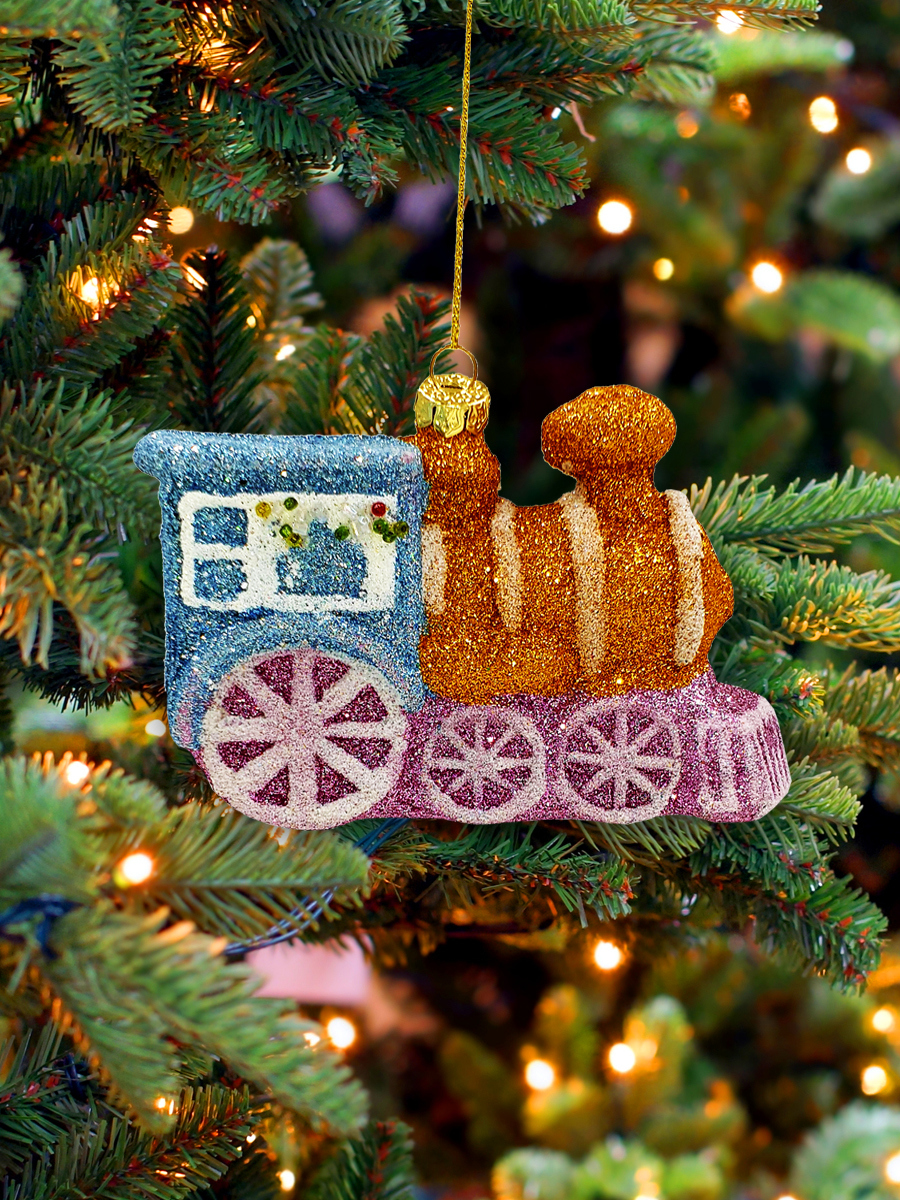 Изображение товара Елочная игрушка Поезд Магия праздника MAG1988 8.5 см разноцветный